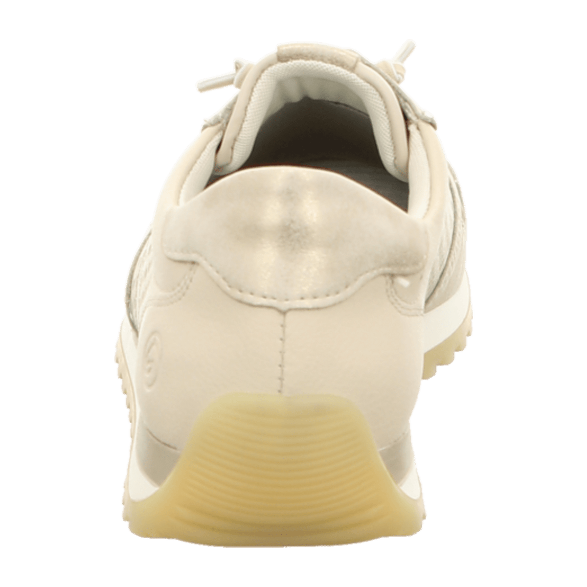 Remonte Women's D3H04 Low Trainers Beige Smooth Leather