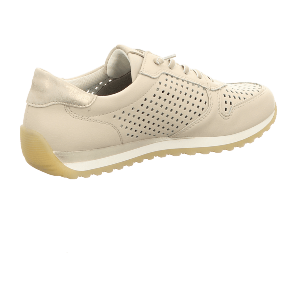 Remonte Women's D3H04 Low Trainers Beige Smooth Leather