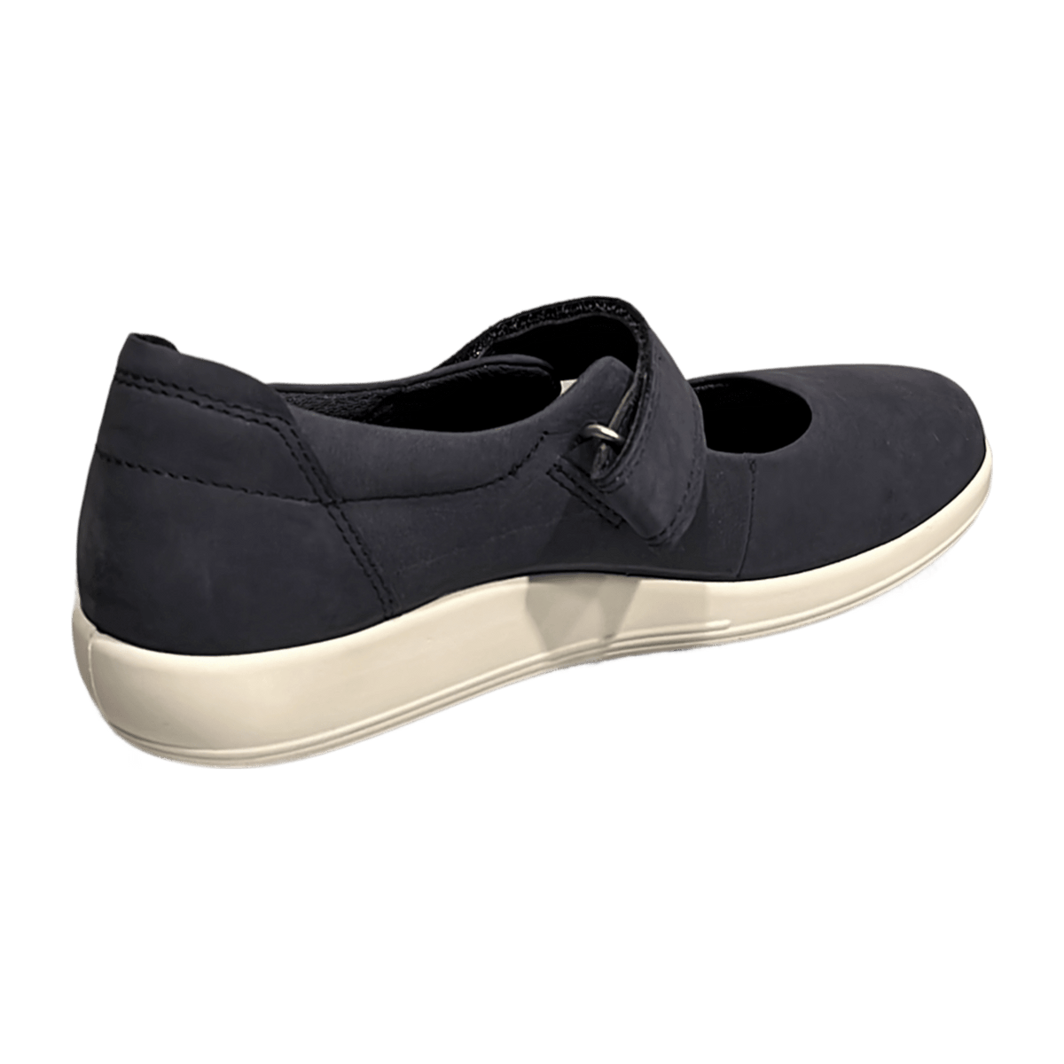 ECCO Soft 2.0 Women's Ballerina Flats Blue Leather