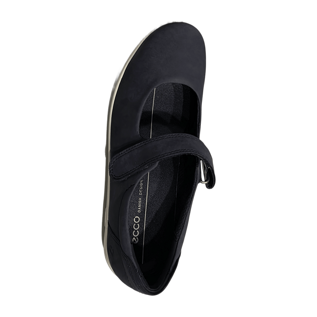 ECCO Soft 2.0 Women's Ballerina Flats Blue Leather