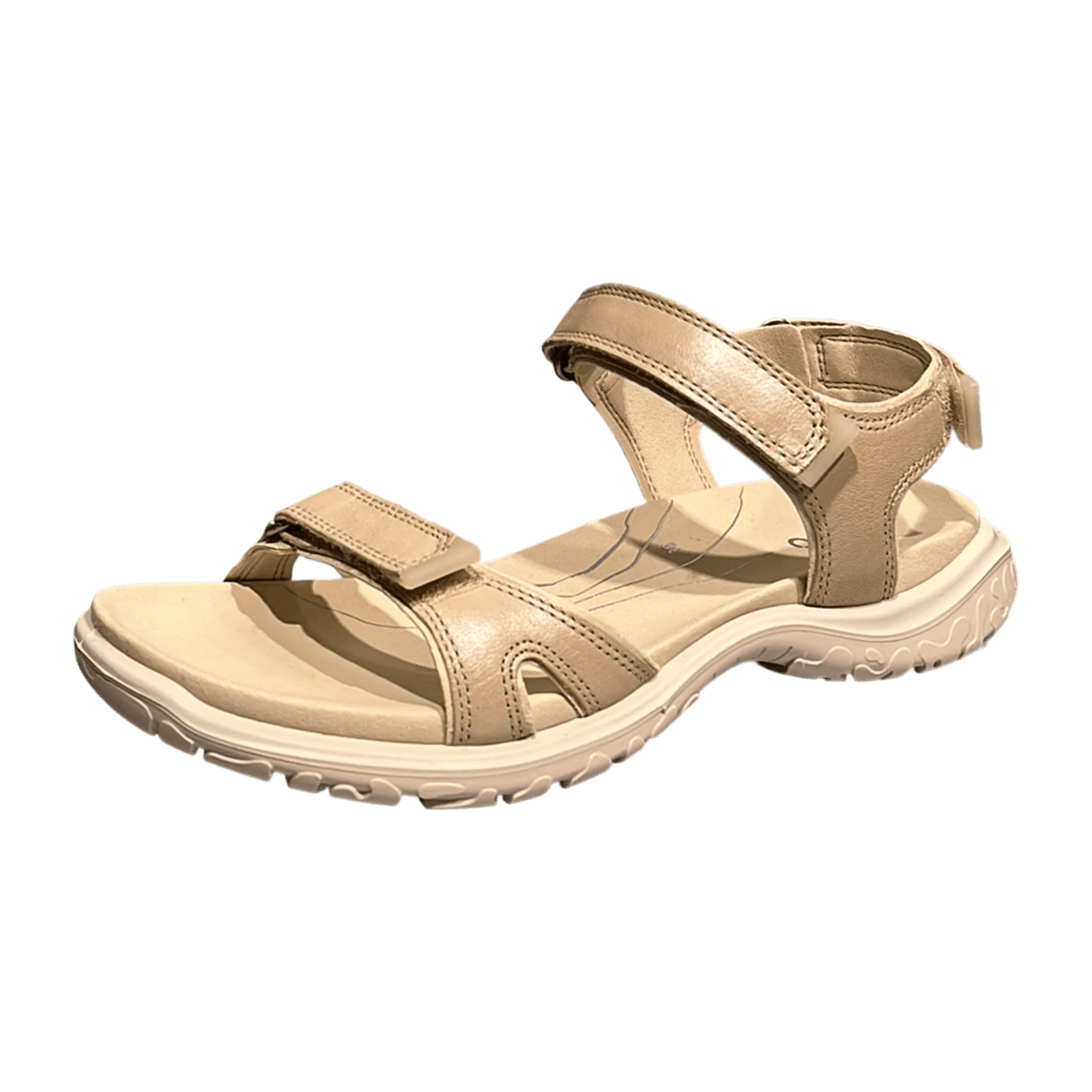 ECCO OFFROAD Women's Beige Sandals - Comfort Walking Shoes