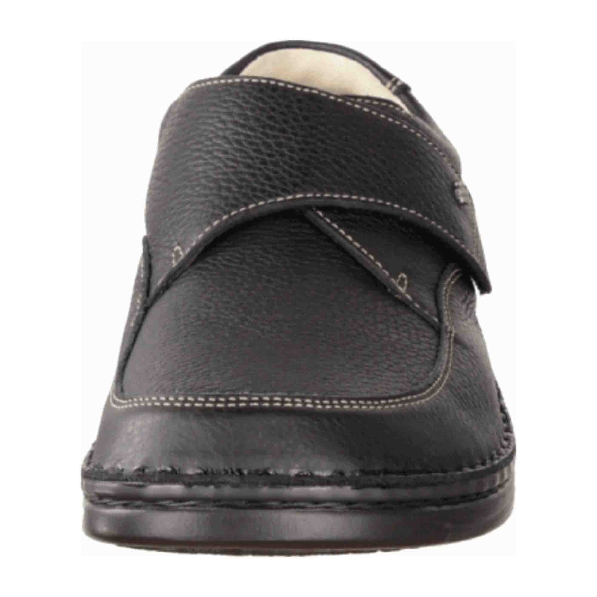 Finn Comfort Braga Men's Black Leather Shoes - Comfortable & Stylish