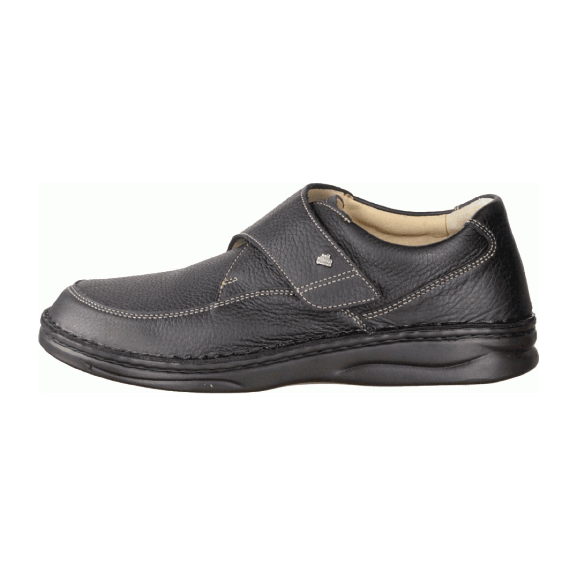 Finn Comfort Braga Men's Black Leather Shoes - Comfortable & Stylish