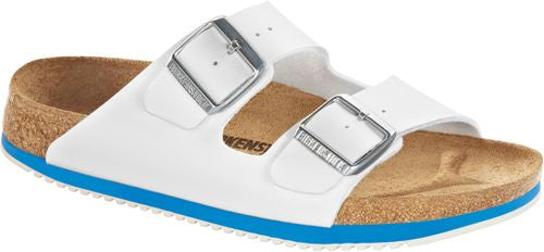 Birkenstock mule Arizona SL white Birko Flor - Bartel-Shop