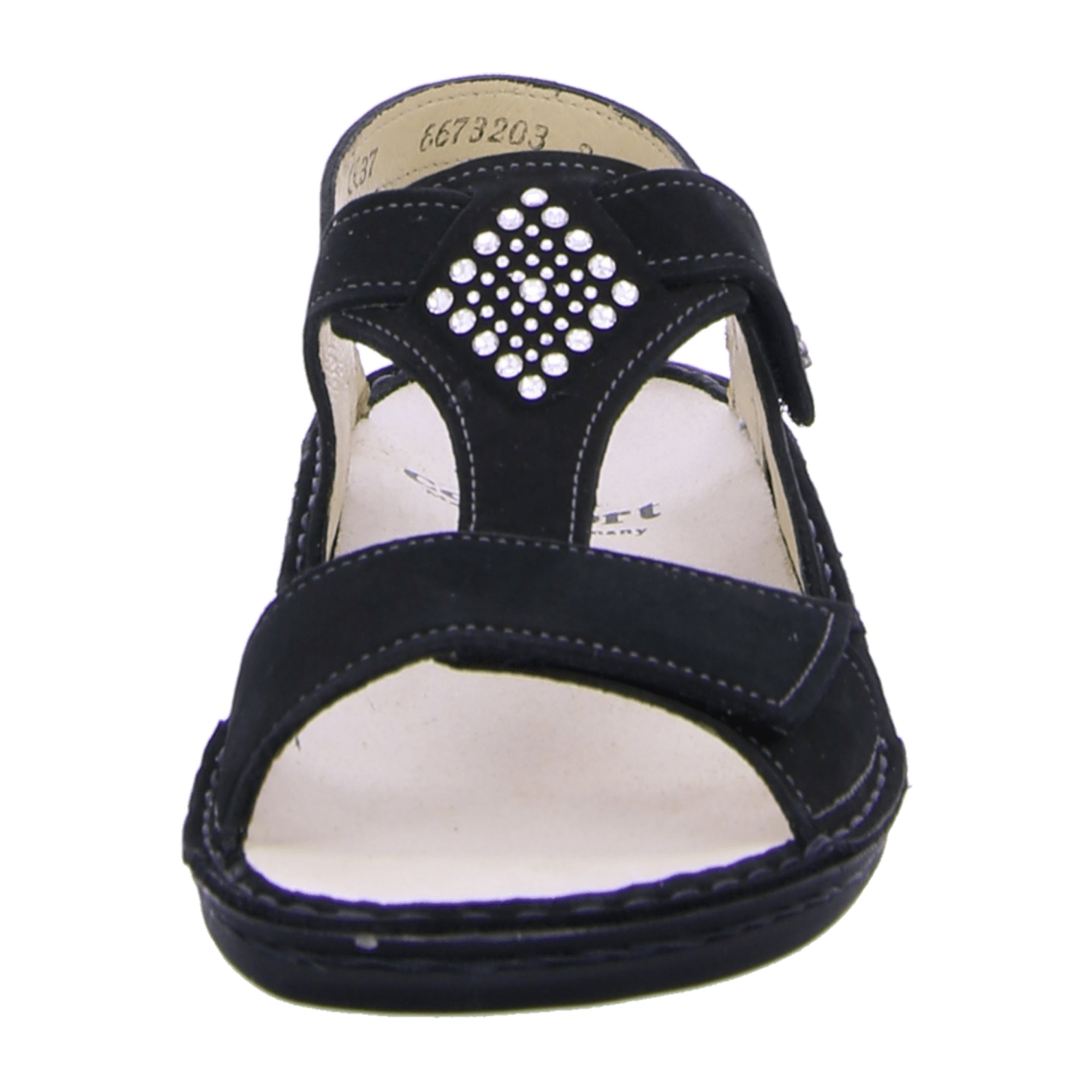 Finn Comfort Calvia Black Sandals for Women - Stylish & Comfortable