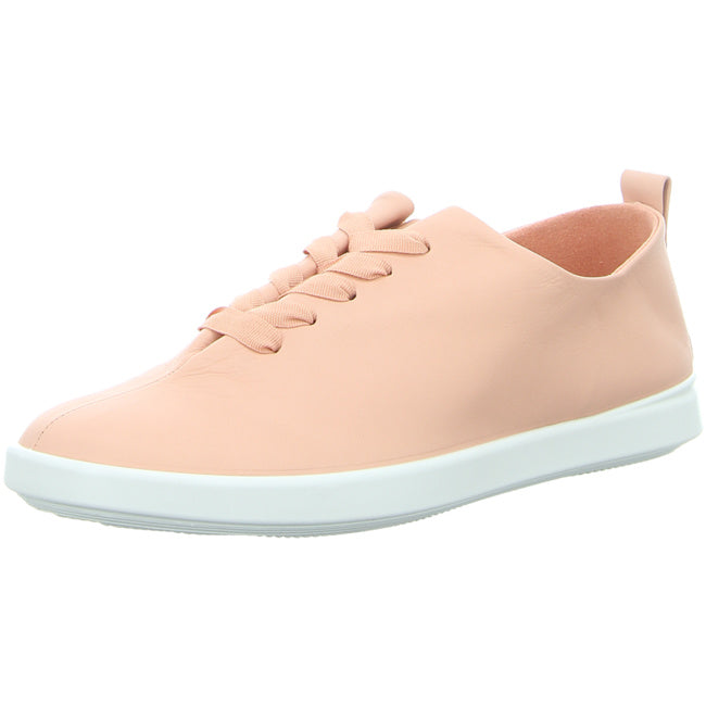 Ecco sporty lace-up shoes for women salmon - Bartel-Shop