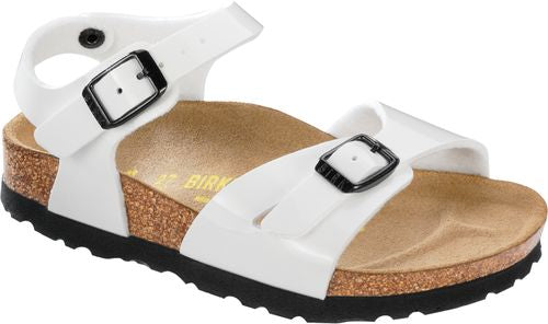 Birkenstock sandal heel strap Rio BF white lacquer - Bartel-Shop