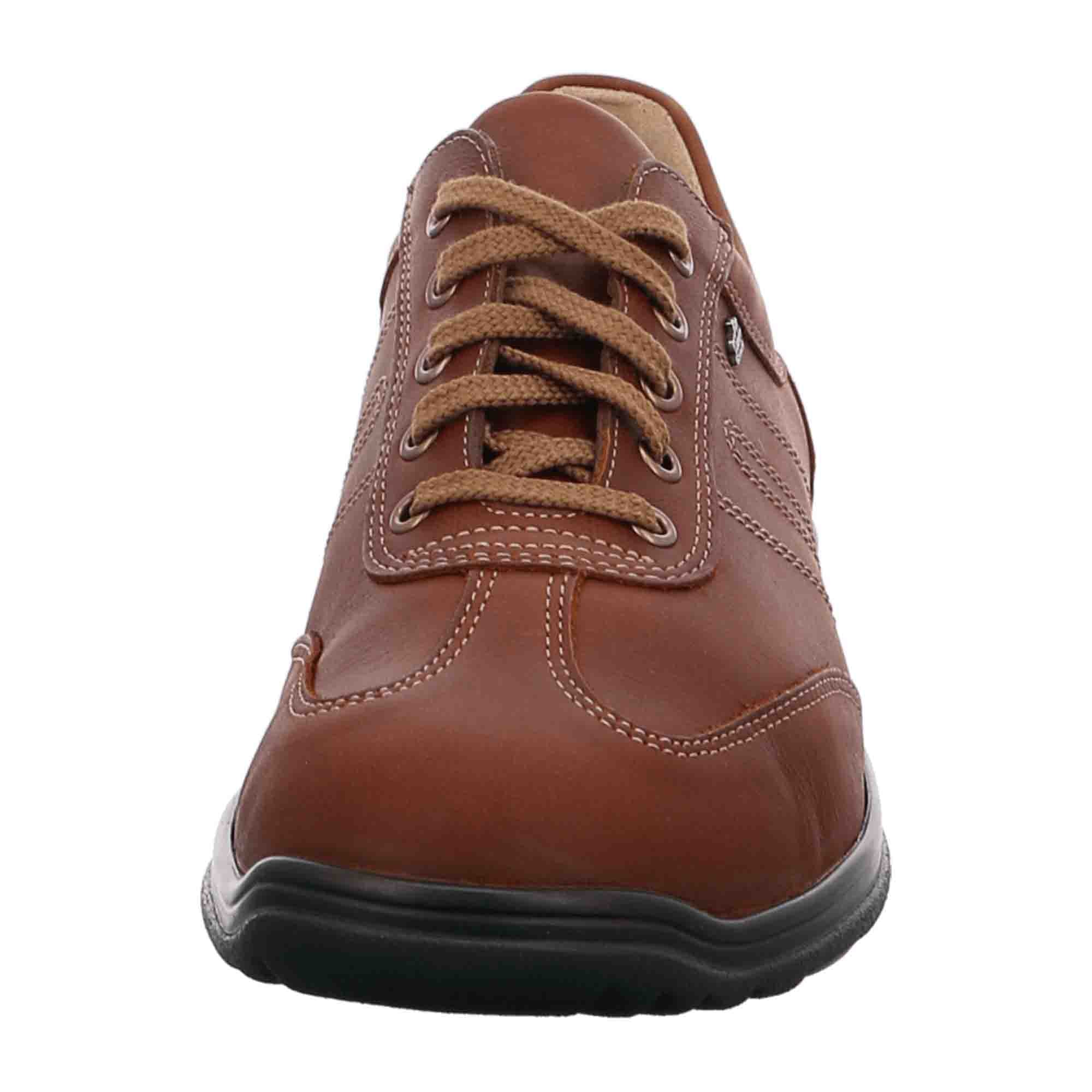Finn Comfort Syracuse Men's Comfortable Leather Shoes - Stylish Brown