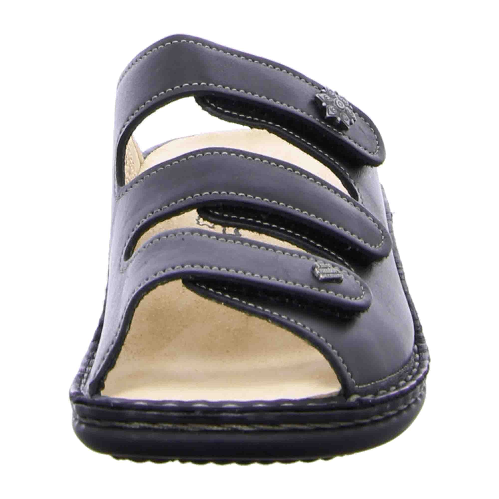 Finn Comfort Menorca-S Black Sandals for Women - Stylish & Durable