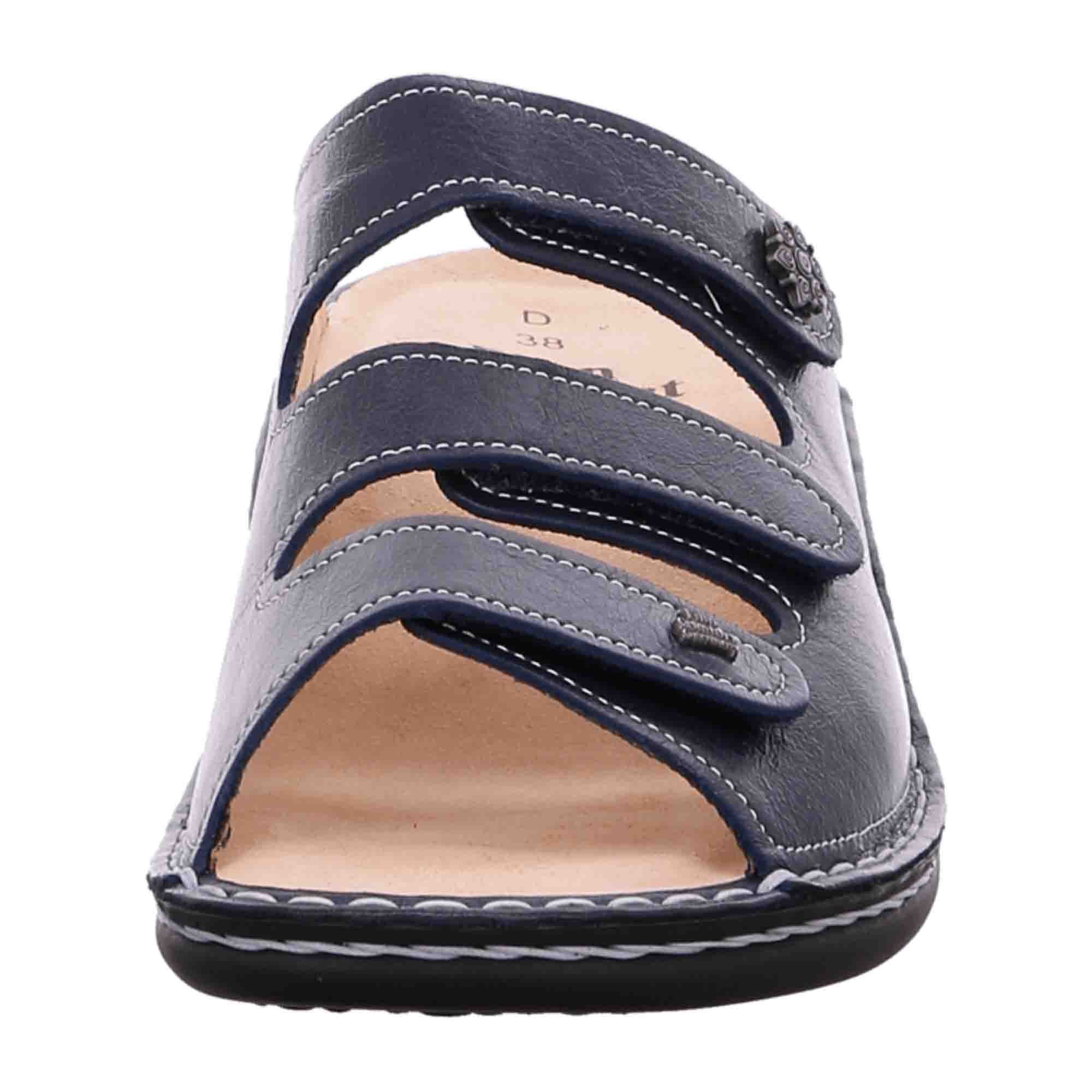 Finn Comfort Menorca-S Women's Sandals, Stylish & Comfortable, Blue