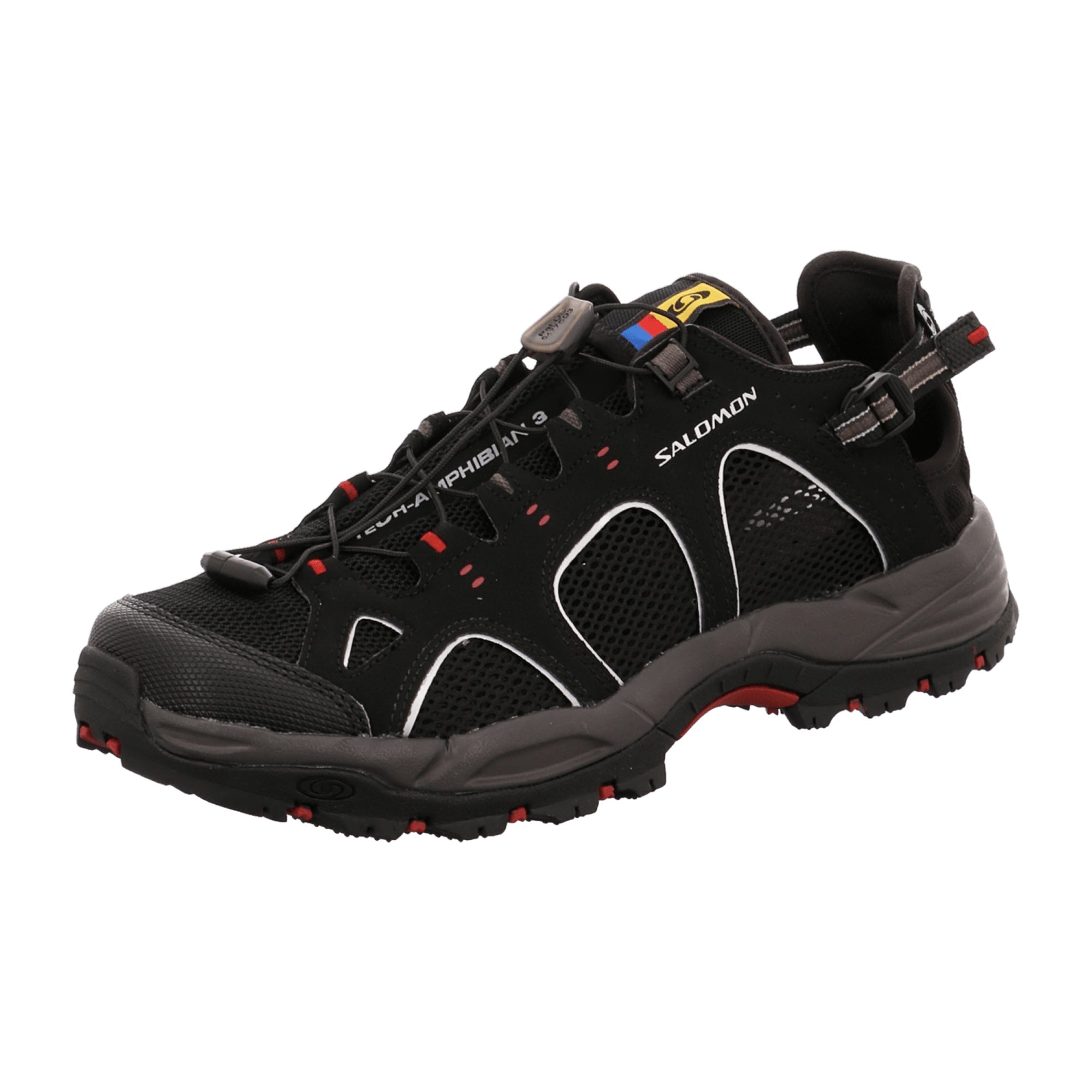 Salomon SHOES TECHAMPHIBIAN 3 BLACK/AT for men, black