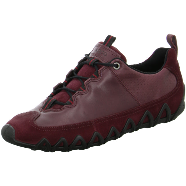 Ecco comfortable lace-up shoes for women red - Bartel-Shop