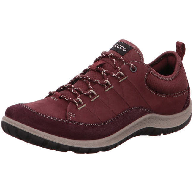 Ecco sporty lace-up shoes for women red - Bartel-Shop