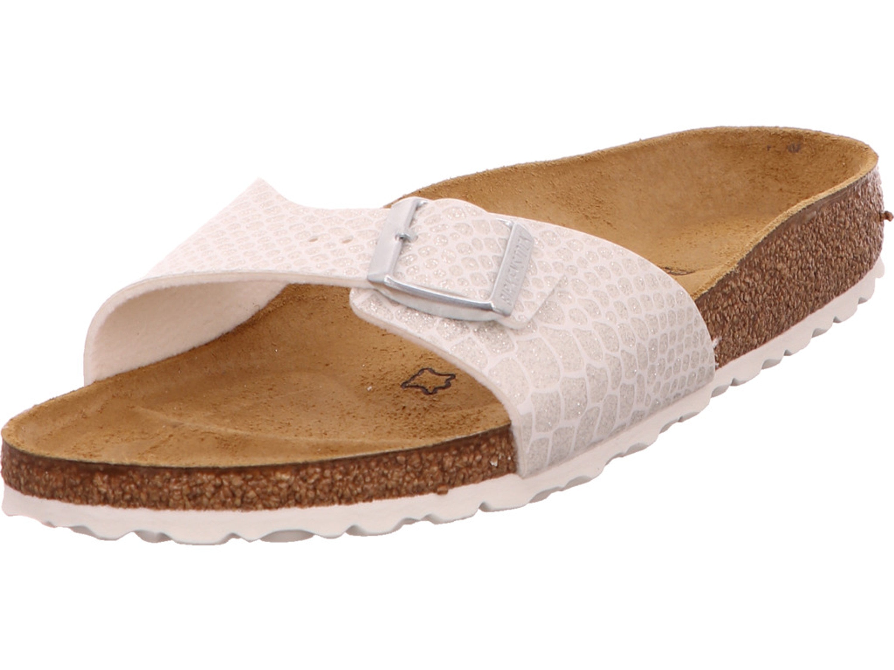 Birkenstock mules Madrid narrow White Birko-Flor - Bartel-Shop