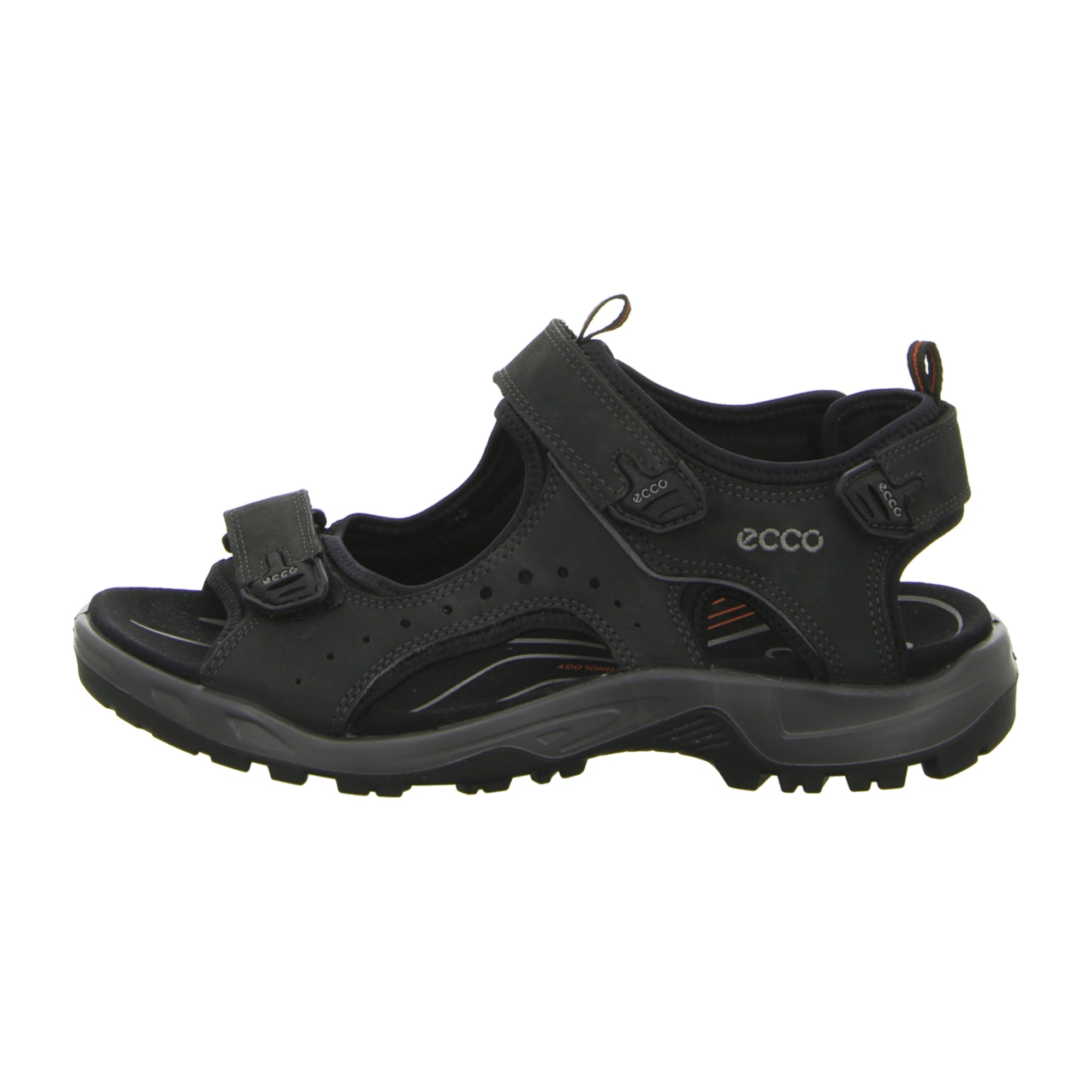 Ecco OFFROAD Men's Outdoor Sandal - Black Nubuck Leather