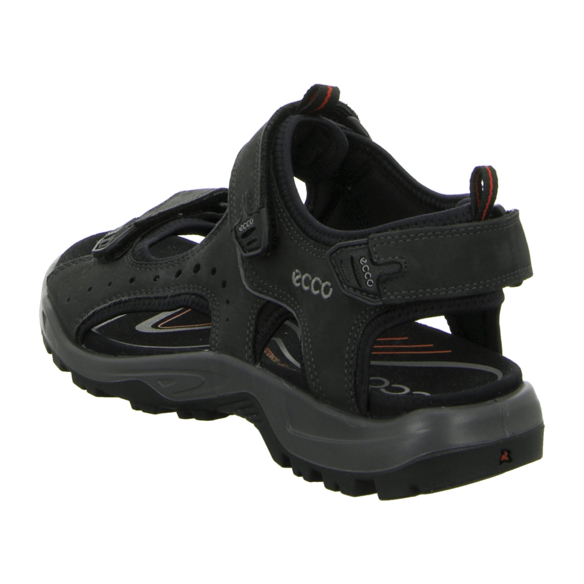 Ecco OFFROAD Men's Outdoor Sandal - Black Nubuck Leather