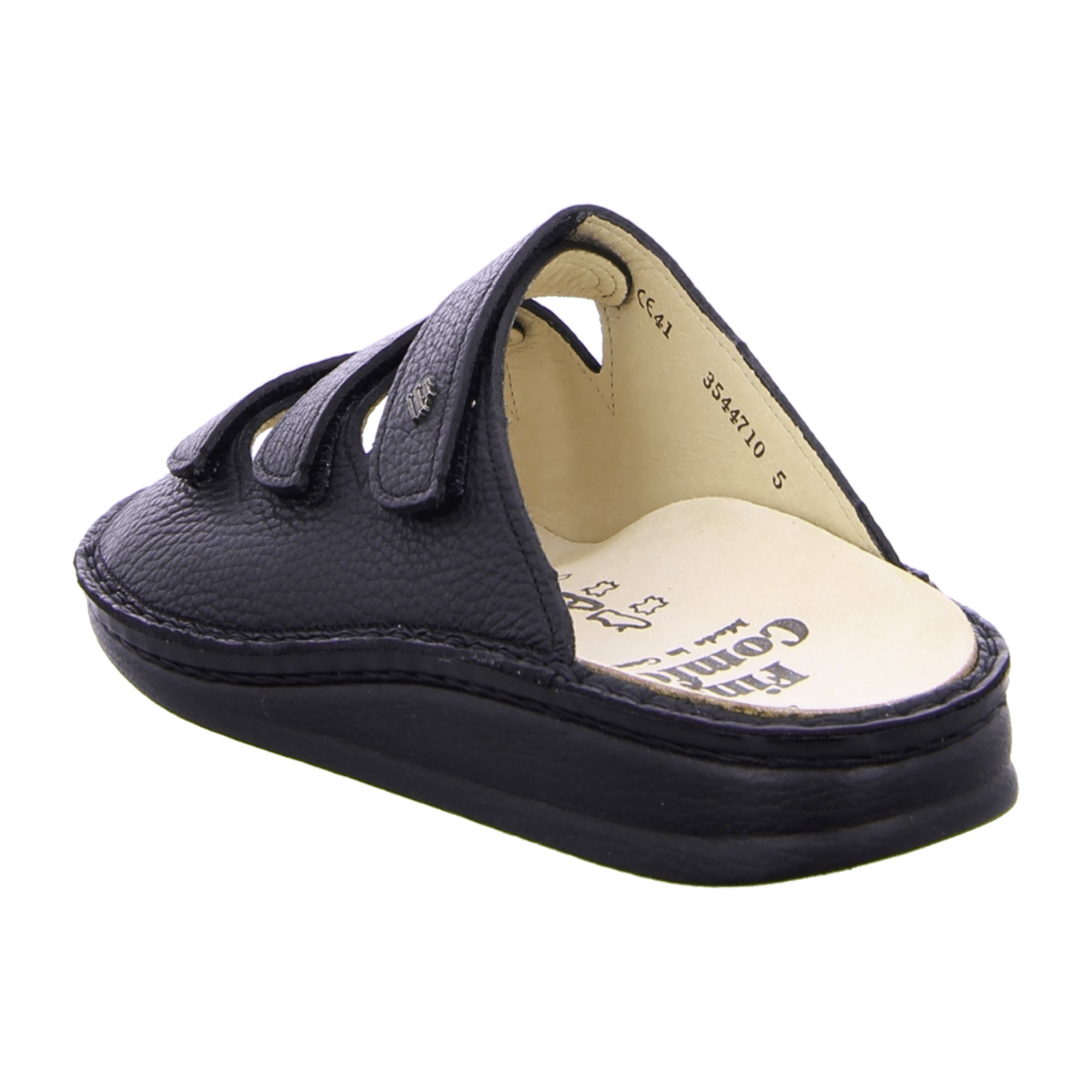 Finn Comfort Korfu Men's Black Sandals - Comfort & Style