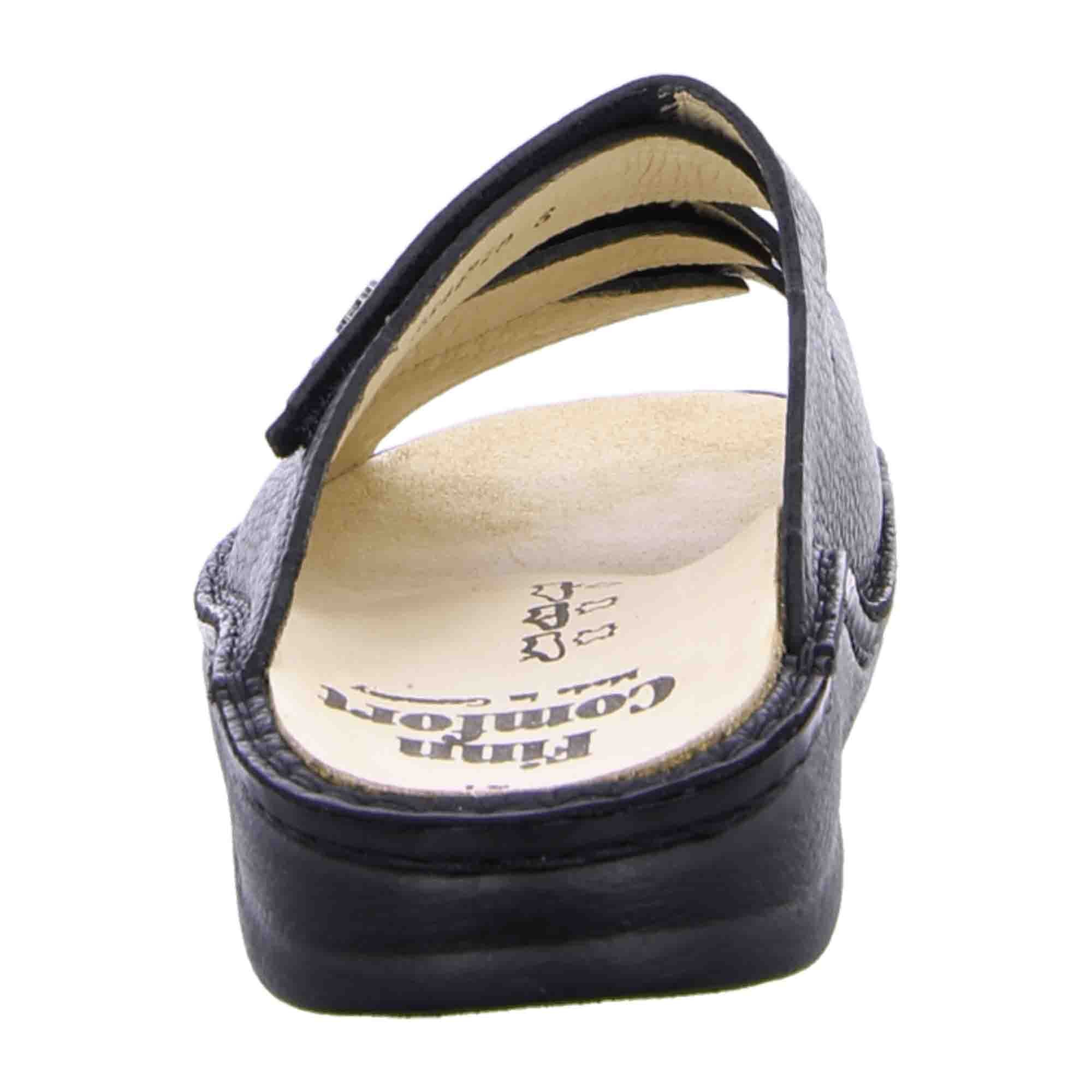 Finn Comfort Korfu Men's Black Sandals - Comfort & Style