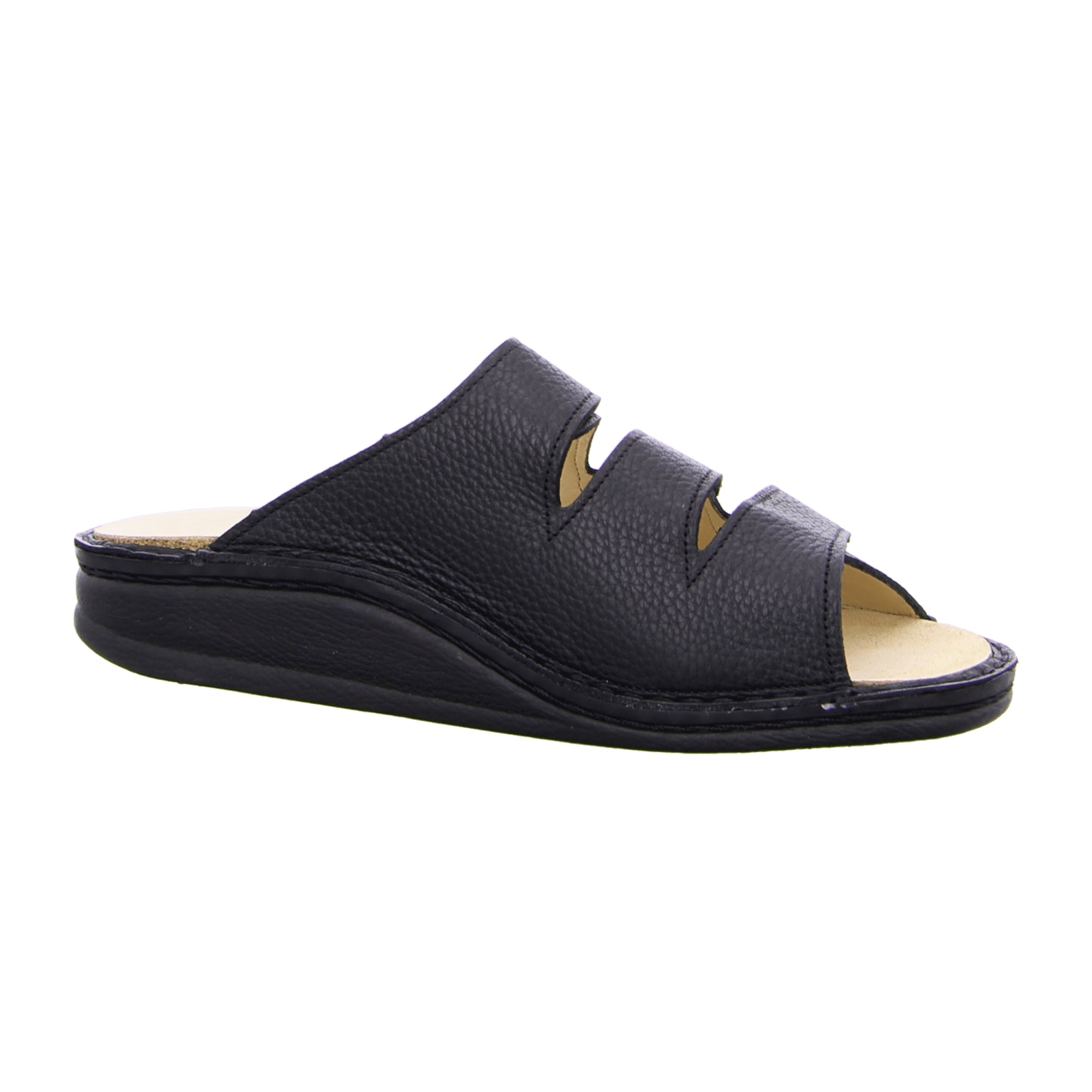 Finn Comfort Korfu Men's Black Sandals - Comfort & Style