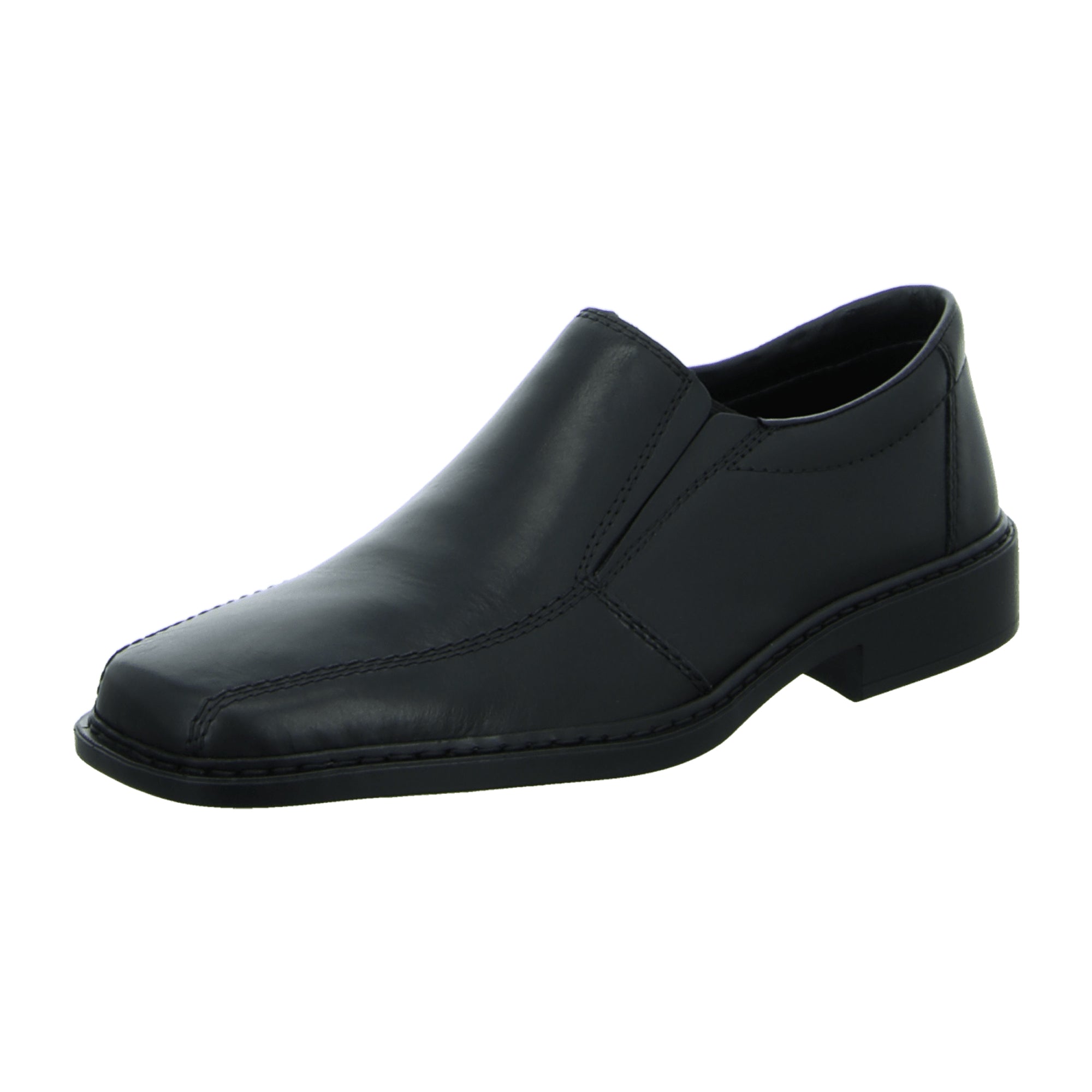 Rieker NV Men's Black Business Slipper B0872-02 Leather Slip-On Shoes