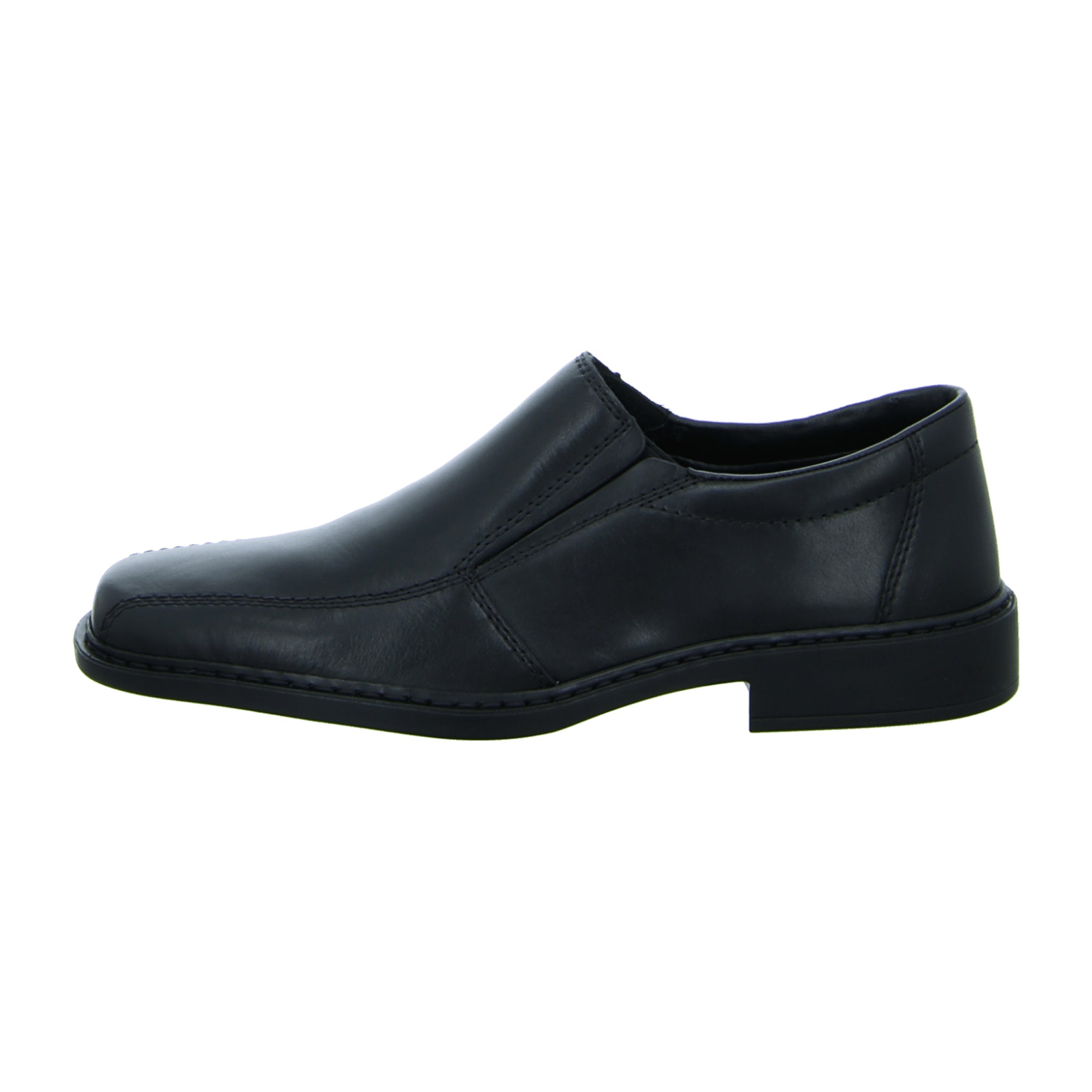 Rieker NV Men's Black Business Slipper B0872-02 Leather Slip-On Shoes