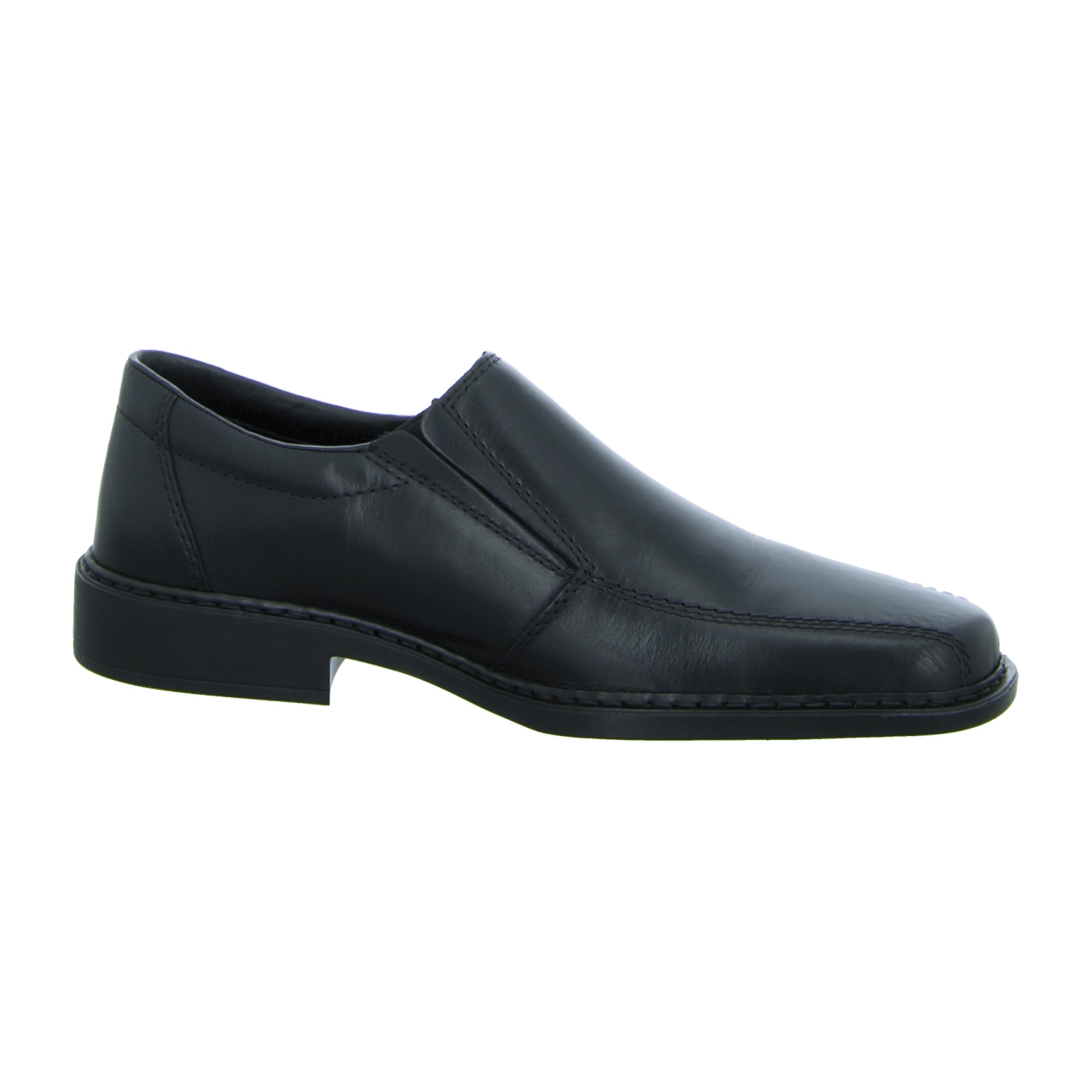 Rieker NV Men's Black Business Slipper B0872-02 Leather Slip-On Shoes