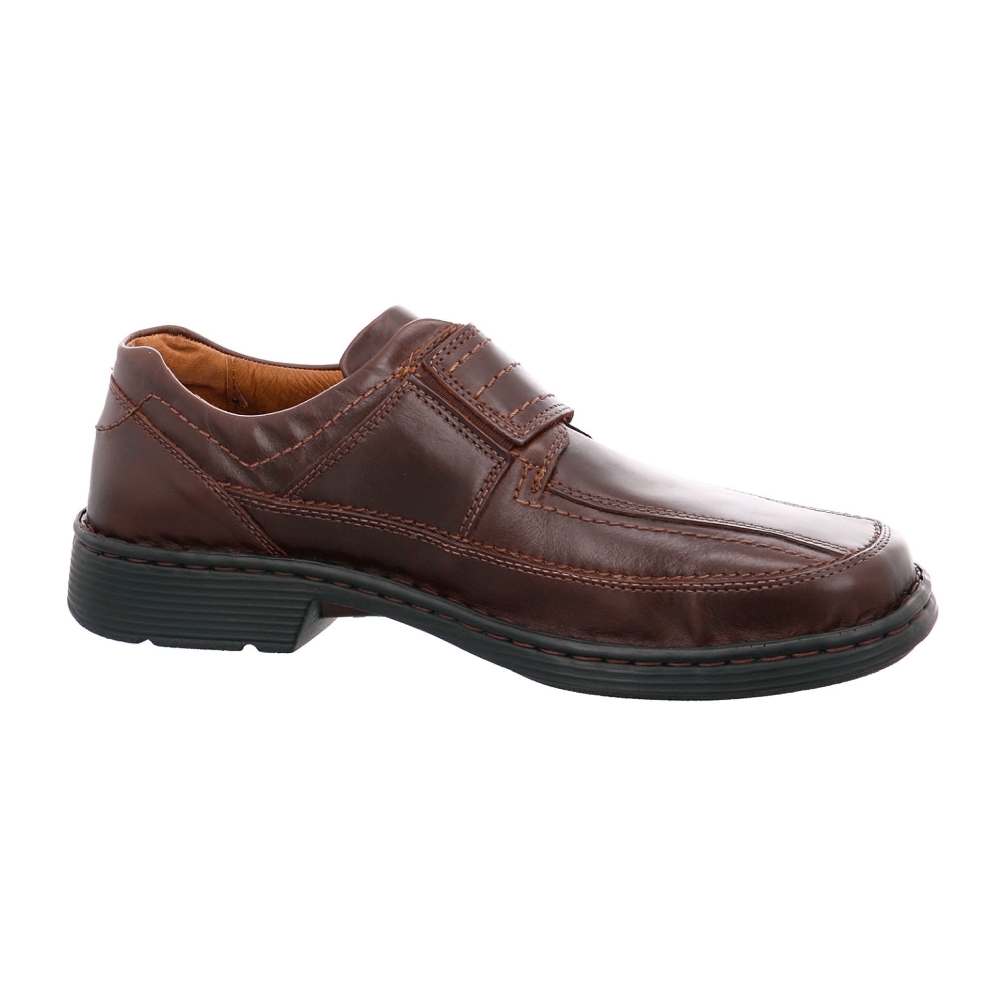 Rieker Brown Leather Slip-On Shoes for Men