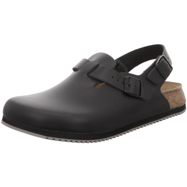 Birkenstock Tokio Tokyo Leather Work Shoes Clogs Super Grip Sandals Black regular - Bartel-Shop