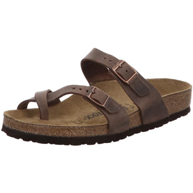 Birkenstock Mayari Habana Slides Leather Sandals Shoes Slippers Womens Thongs regular - Bartel-Shop