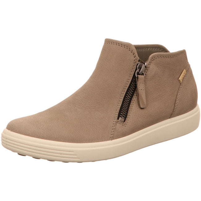 Ecco comfortable ankle boots for women beige - Bartel-Shop