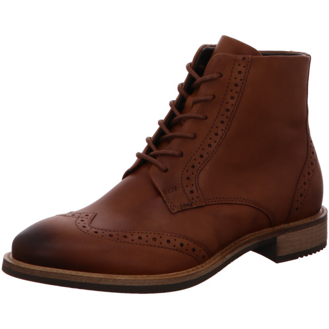 Ecco lace-up ankle boots for women brown - Bartel-Shop