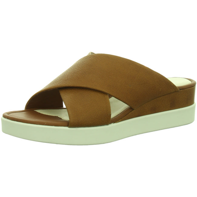 Ecco comfortable mules for women brown - Bartel-Shop