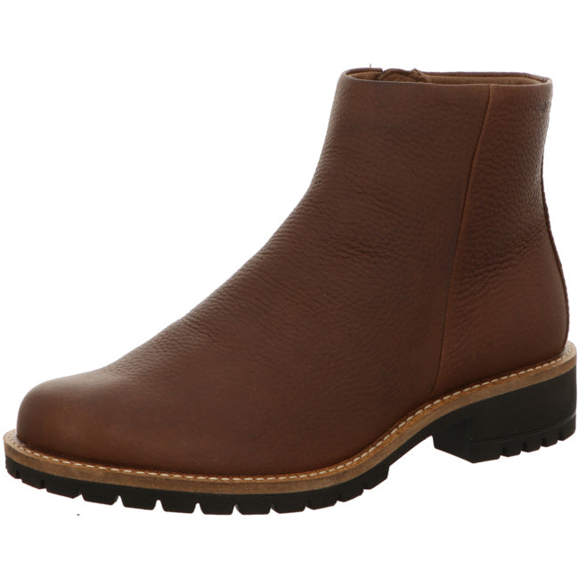 Ecco comfortable ankle boots for women brown - Bartel-Shop