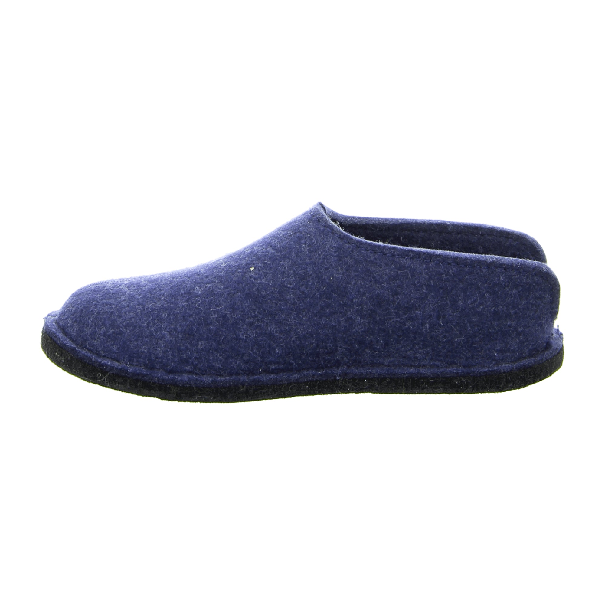 Haflinger Flair Smily Men's Slippers - Durable and Stylish Blue Wool