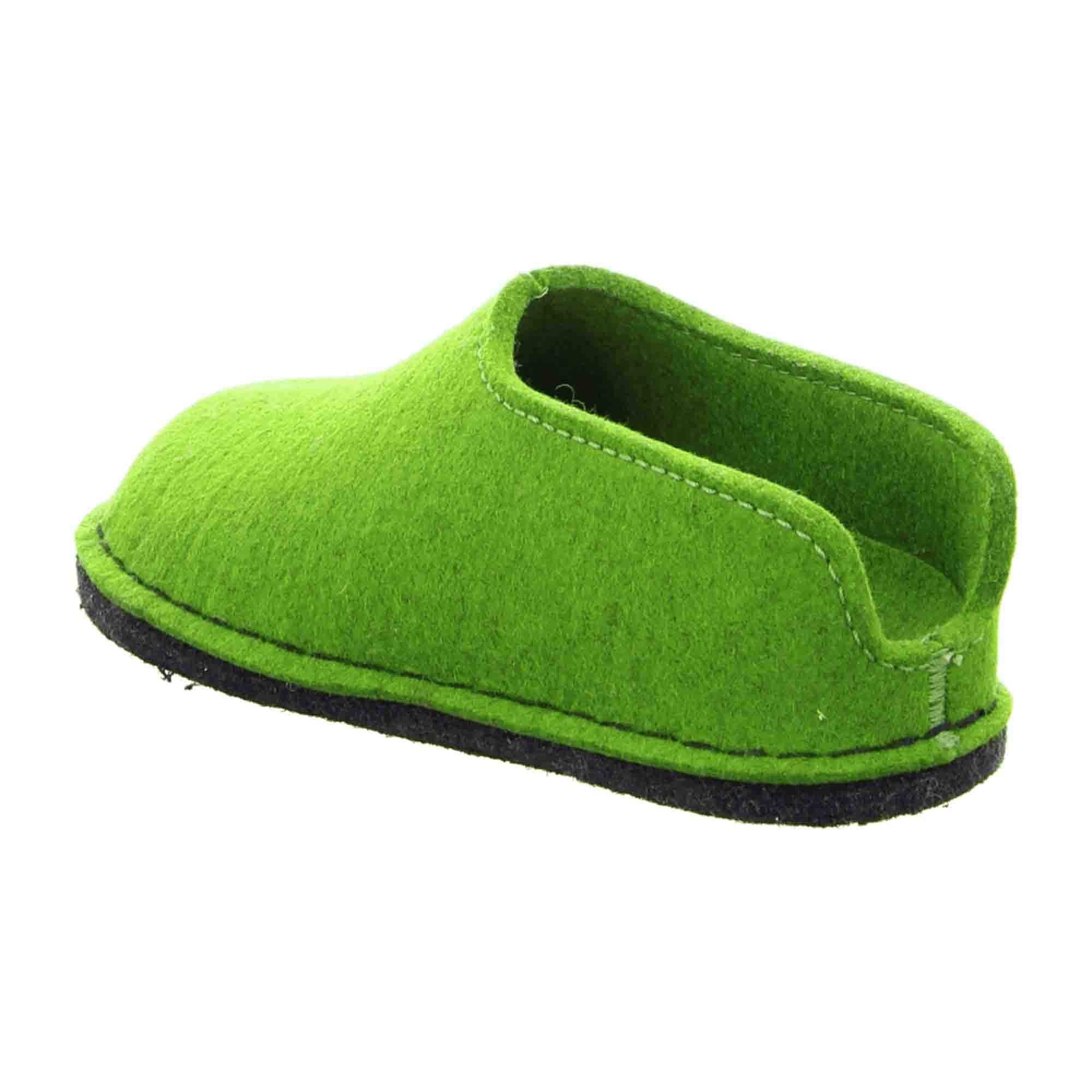 Haflinger 311013 Men's Comfort Slippers, Trendy Green