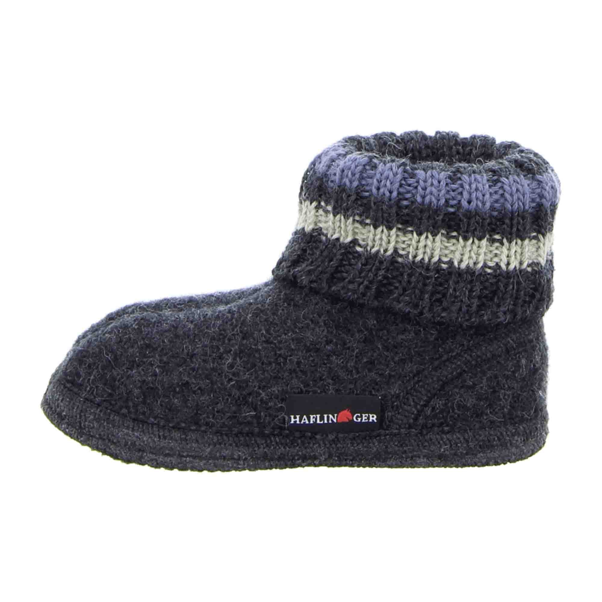 Haflinger Boys' Toddler Slippers - Durable and Stylish Grey Footwear for Kids