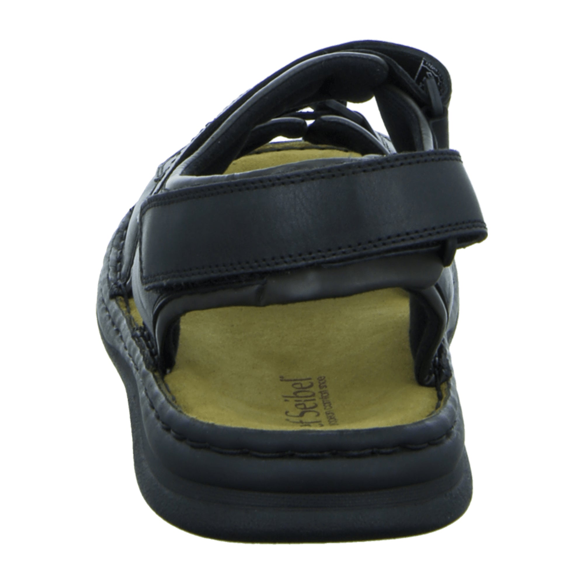 Josef Seibel Men's Black Rafe Sandal