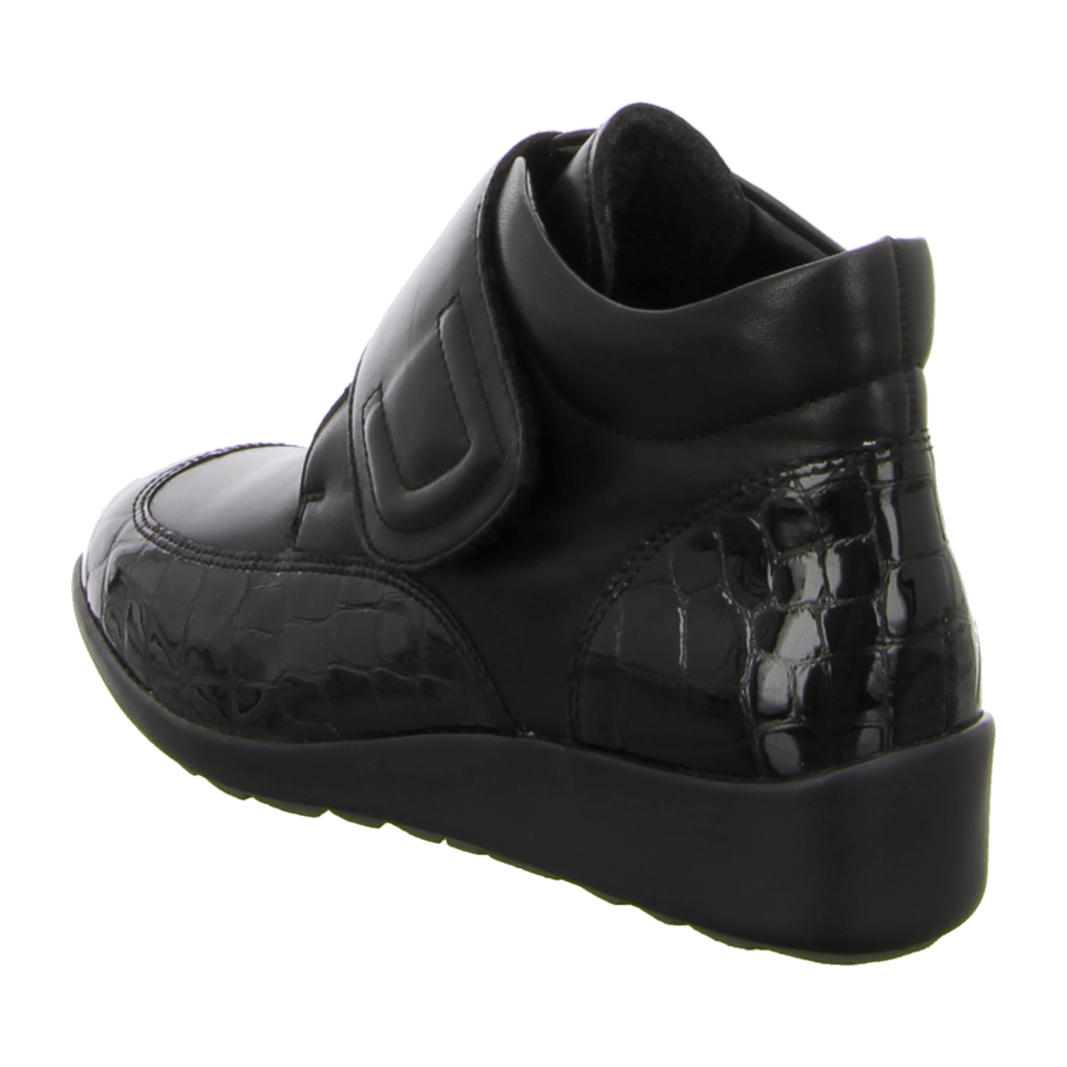 ARA MERAN-ST Women's Smooth Leather Ankle Boots Black