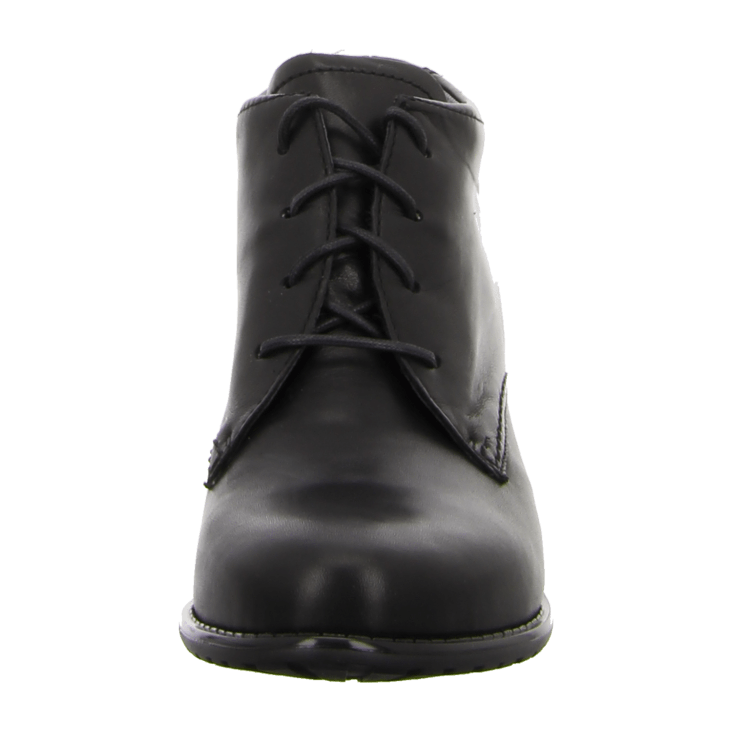 ARA FLORENZ Women's Leather Lace-Up Boots in Black with Round Toe