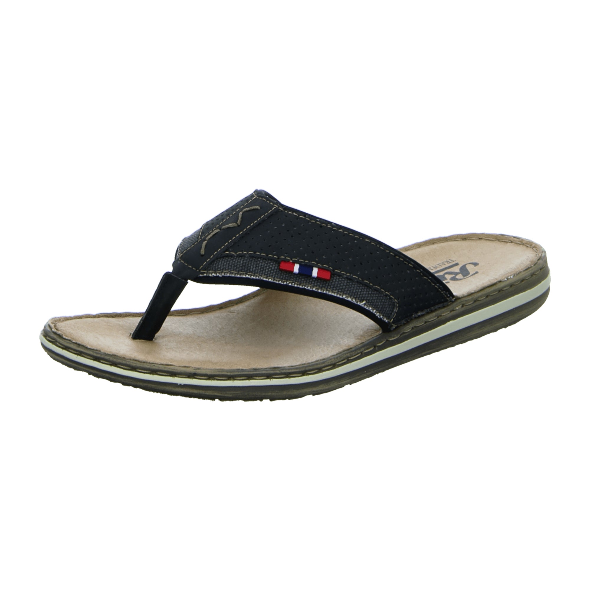 Rieker Black Slip-On Sandals Comfort Fit Lightweight Shock Absorbing Sole