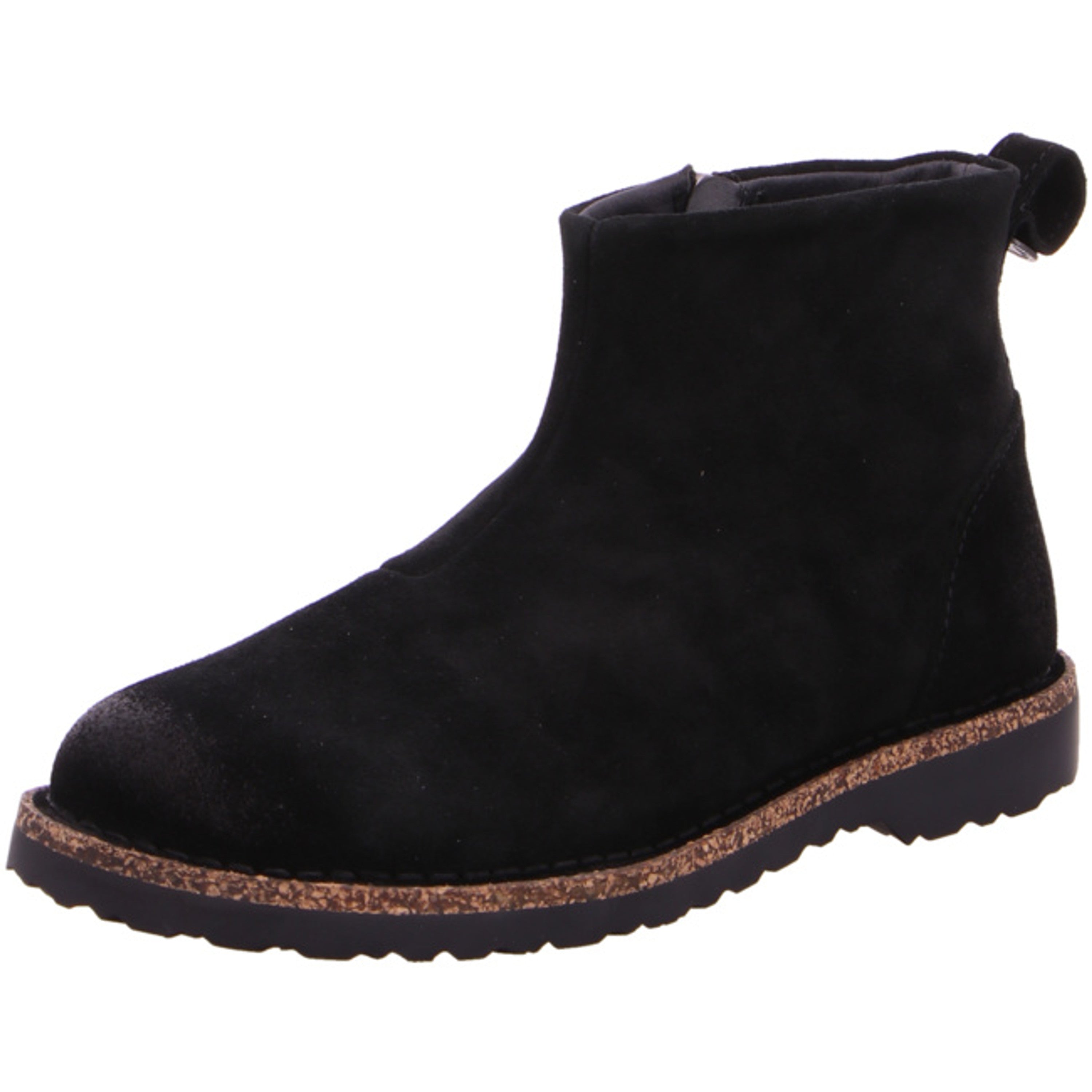 Birkenstock Melrose Boots regular Black Suede Leather Shoes Ankle Sandals Slippers - Bartel-Shop