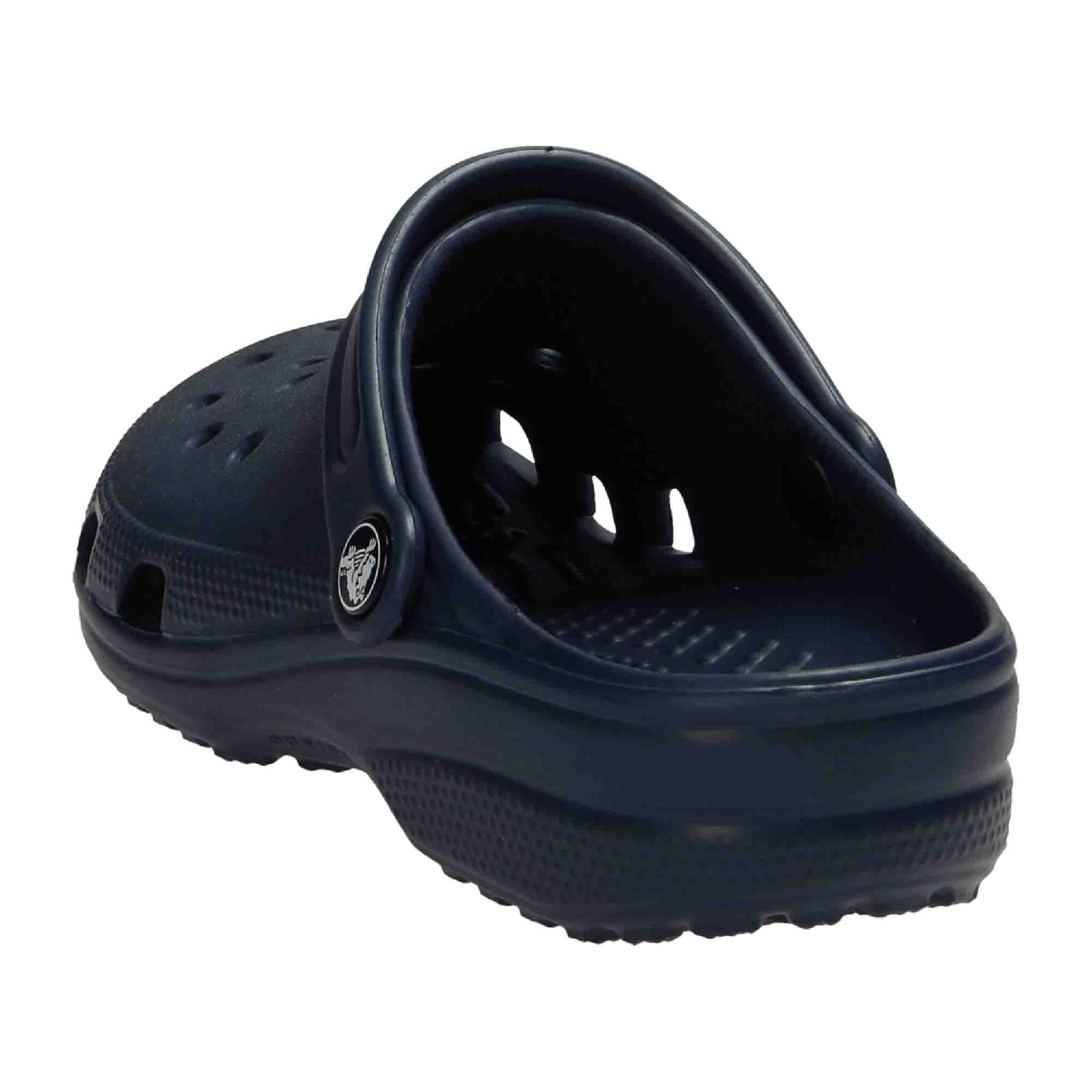 Crocs Kids Classic Clogs 204536-410 - Comfortable Slip-On Shoes in Navy Blue
