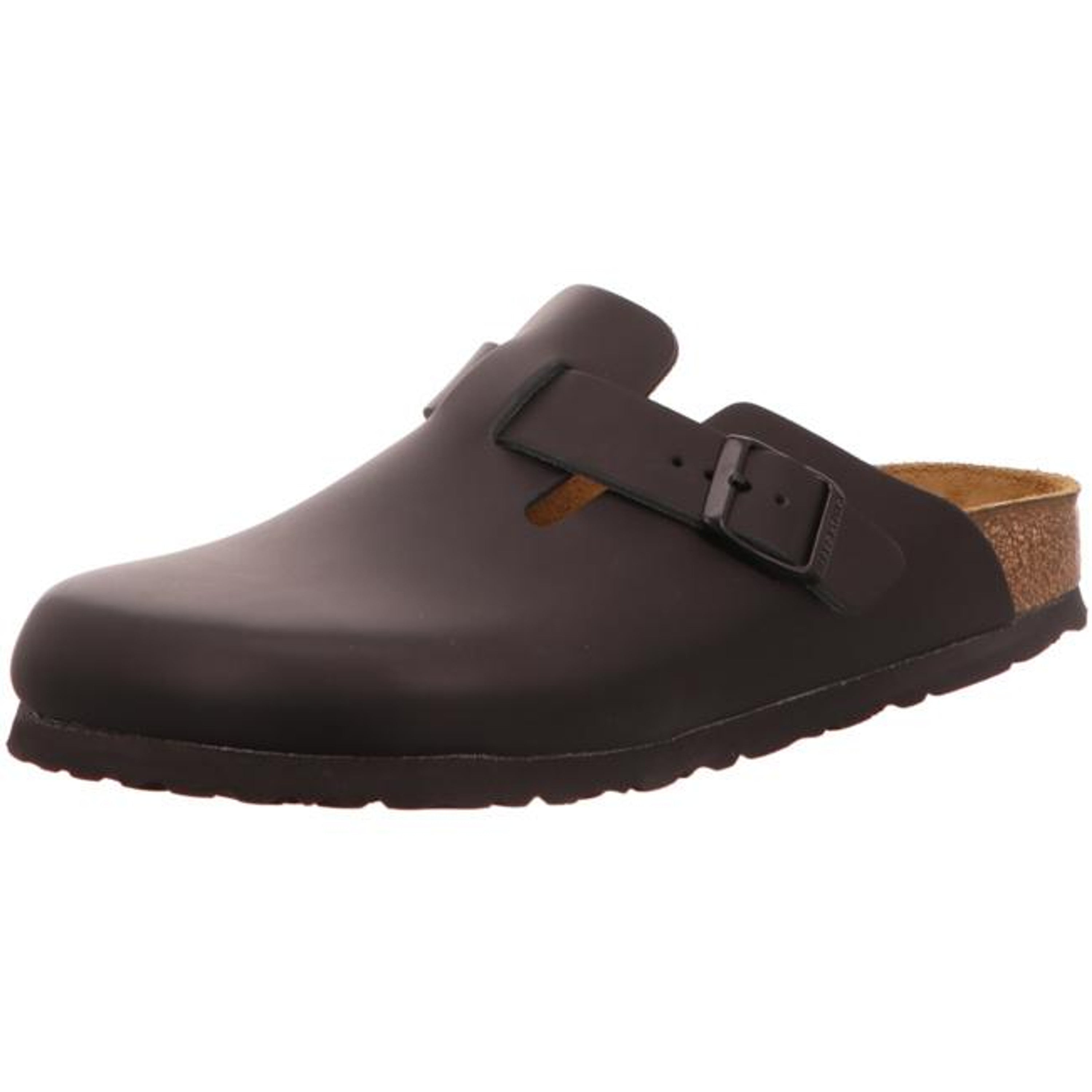 Birkenstock Boston Clogs Mules Slippers Sandals Slides Slip On Black regular Leather - Bartel-Shop