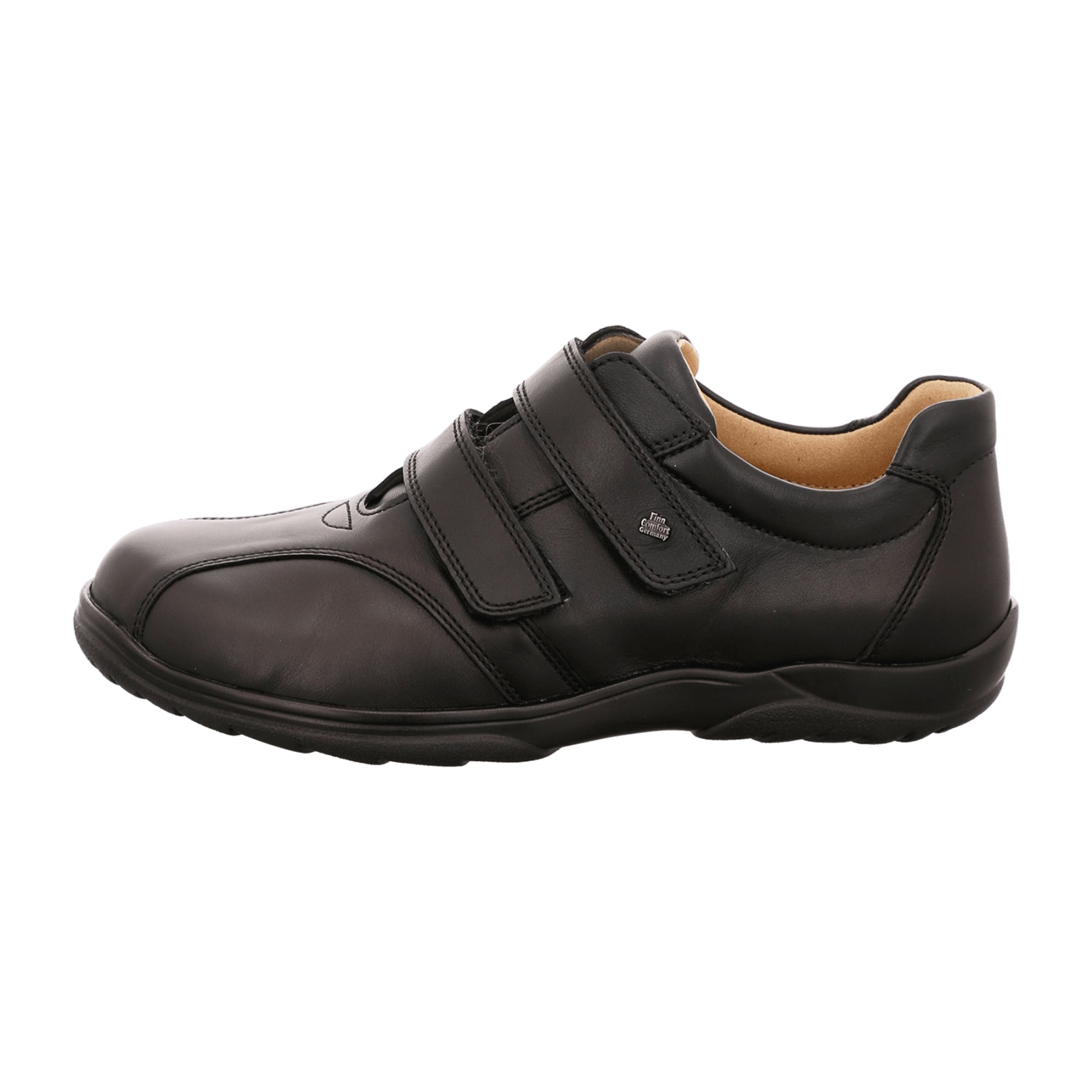 Finn Comfort Cardiff Men's Black Shoes - Stylish & Comfortable Leather Footwear