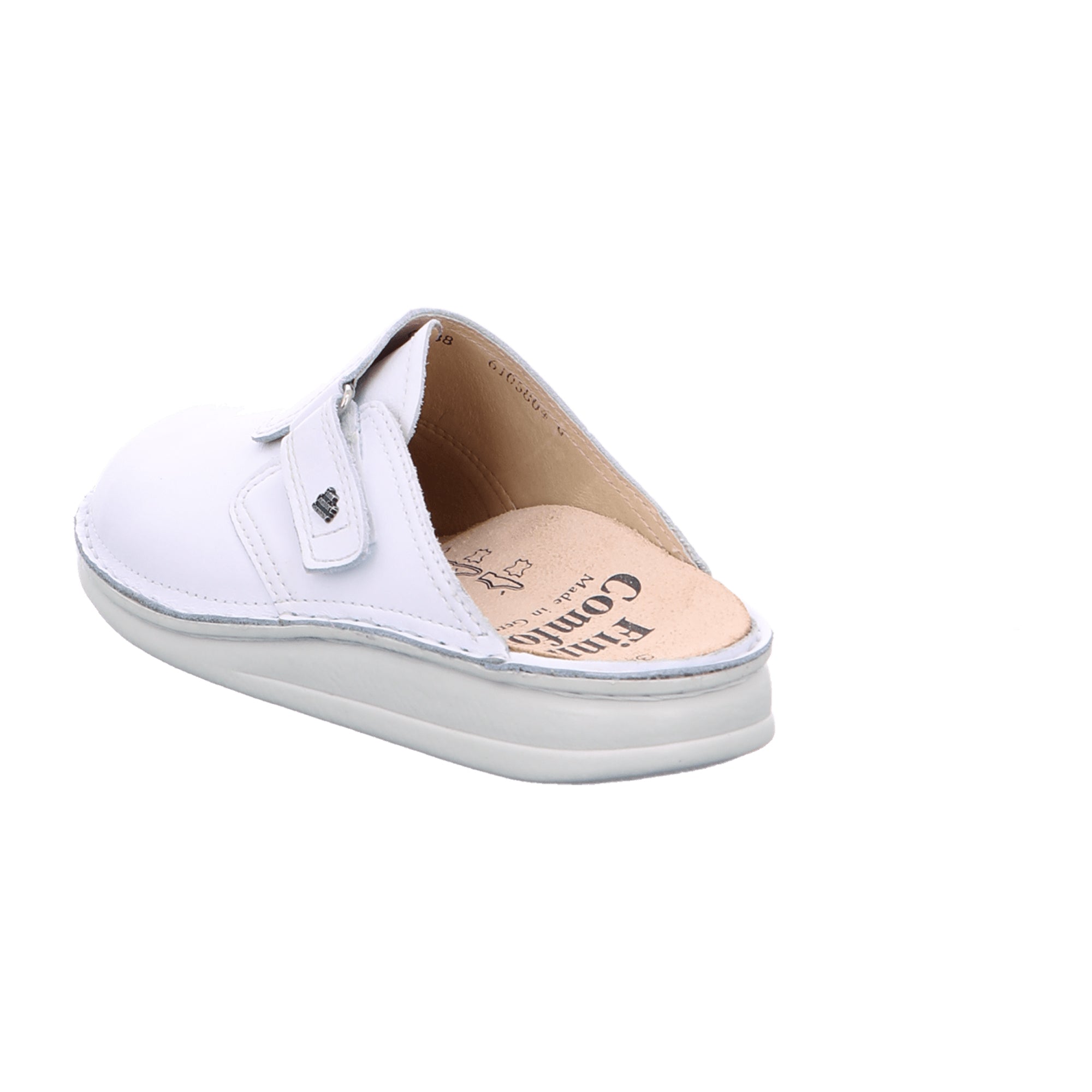 Finn Comfort Women's Comfortable White Slides - Stylish & Durable