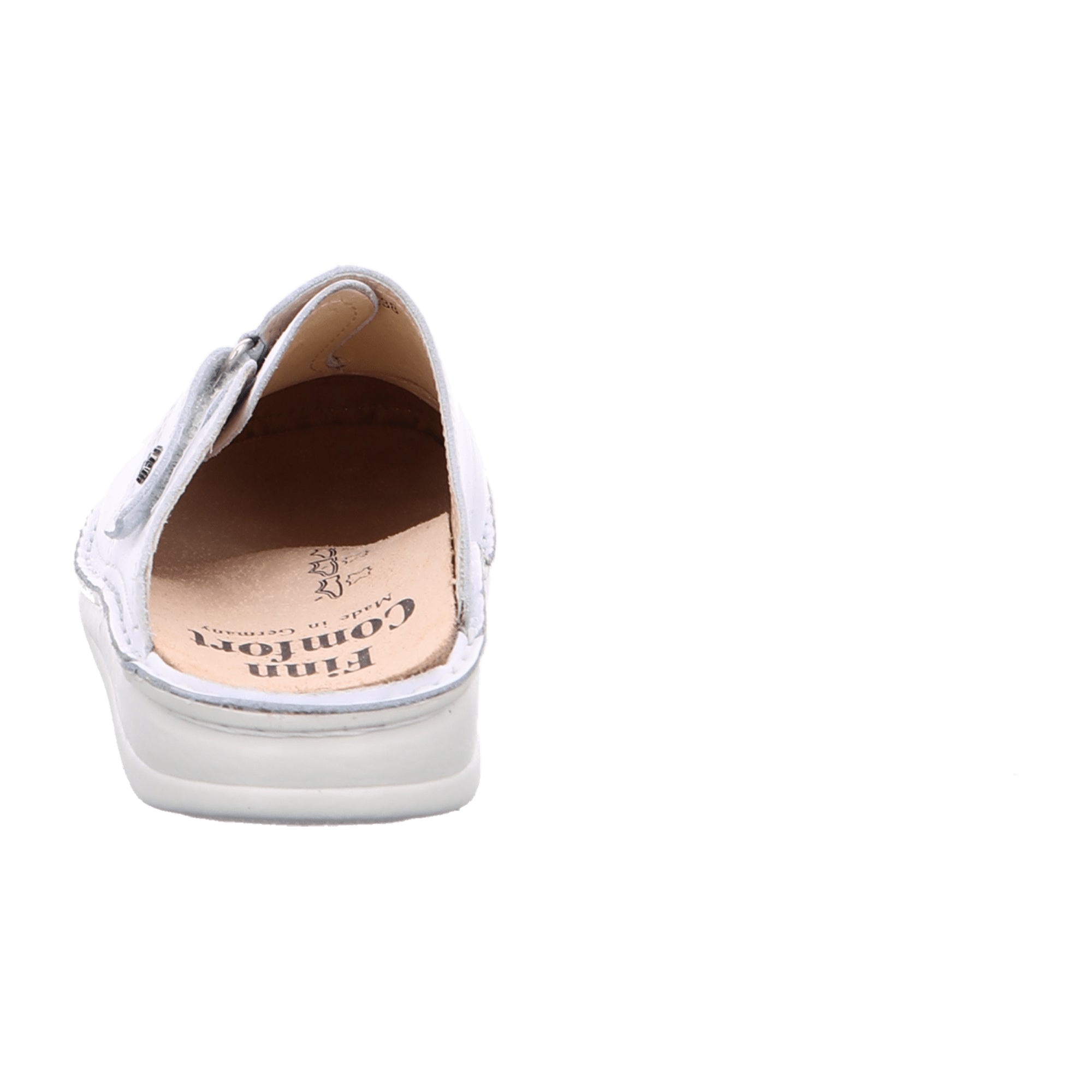 Finn Comfort Women's Comfortable White Slides - Stylish & Durable