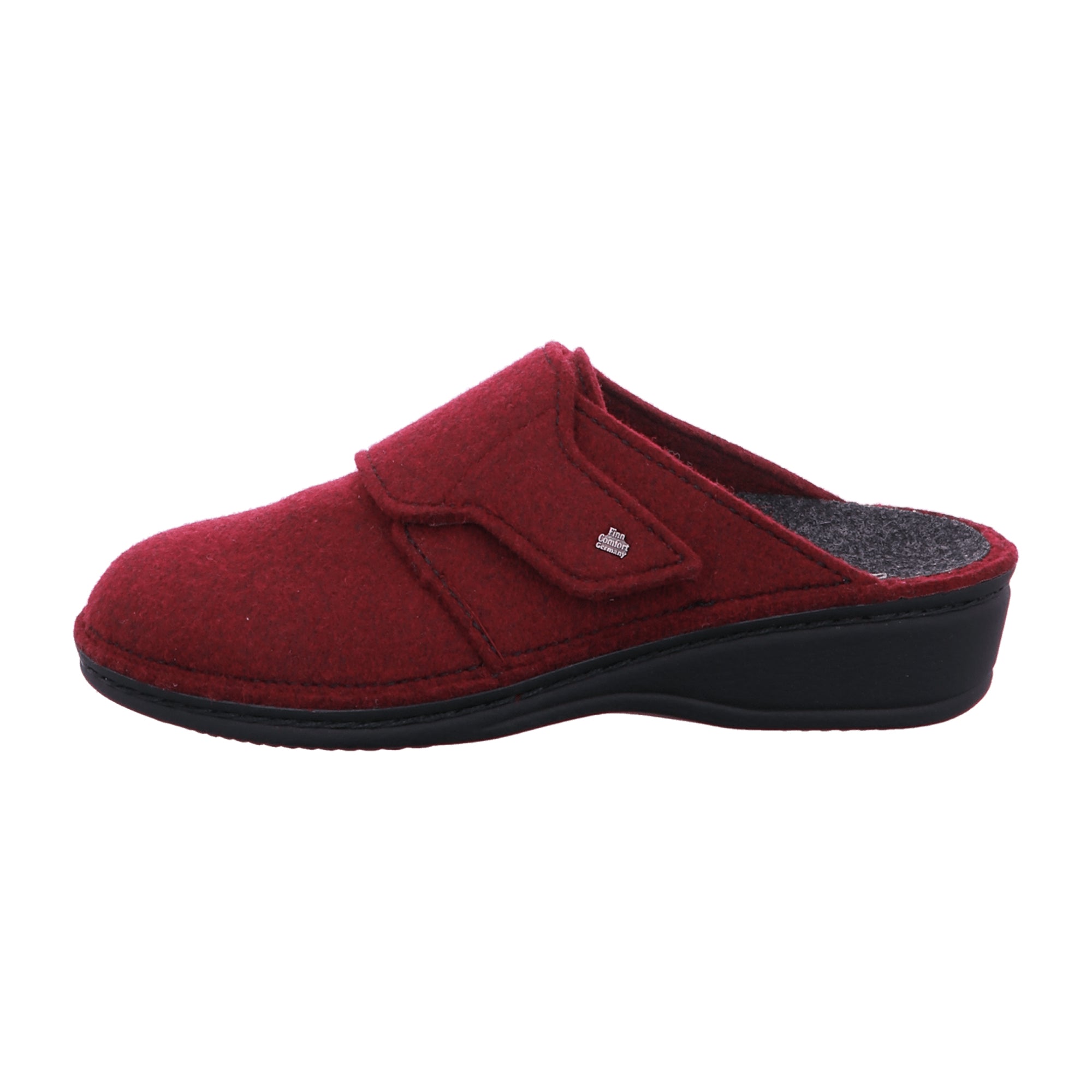 Finn Comfort Andermatt Women's Red Wool Clogs - Comfortable and Stylish Footwear