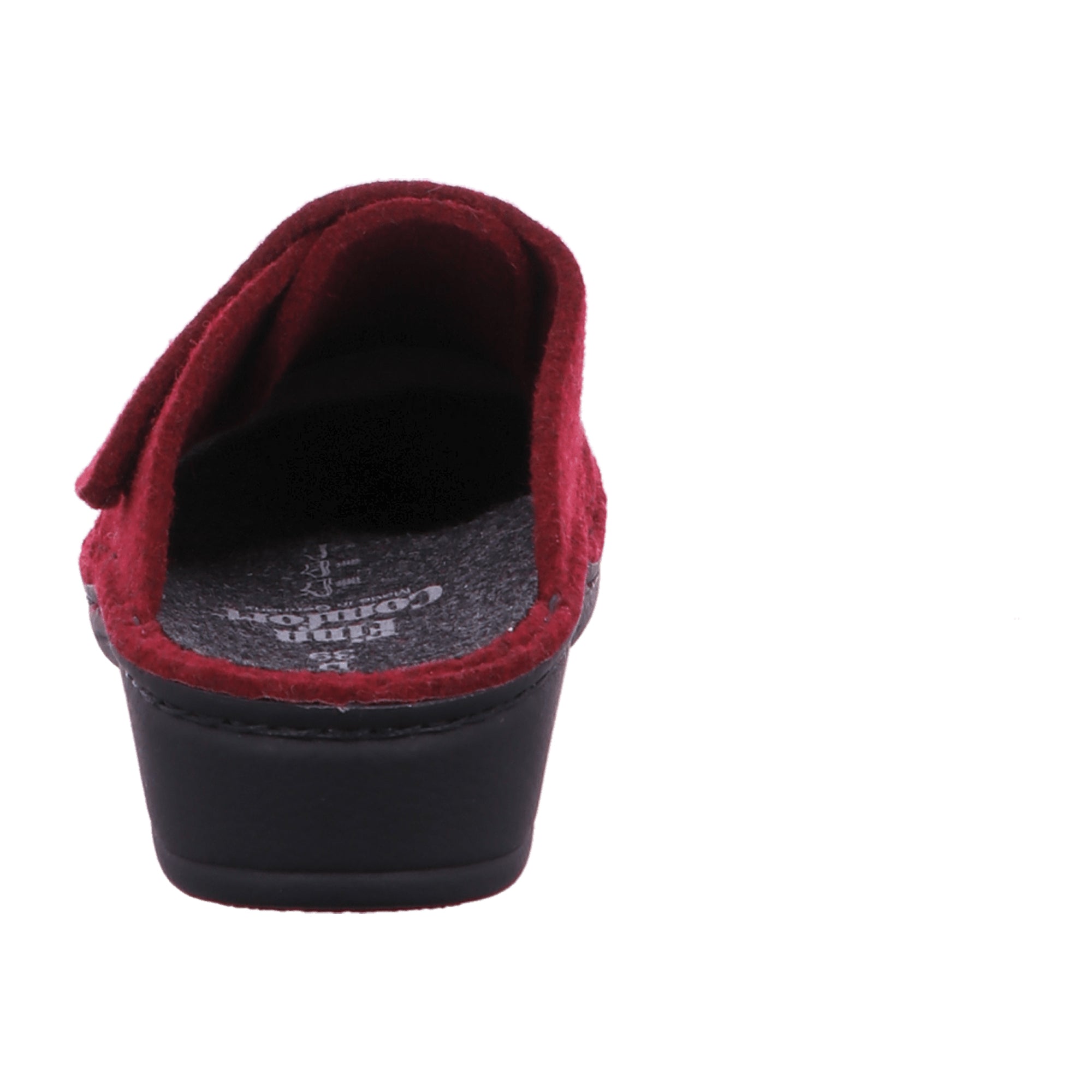 Finn Comfort Andermatt Women's Red Wool Clogs - Comfortable and Stylish Footwear