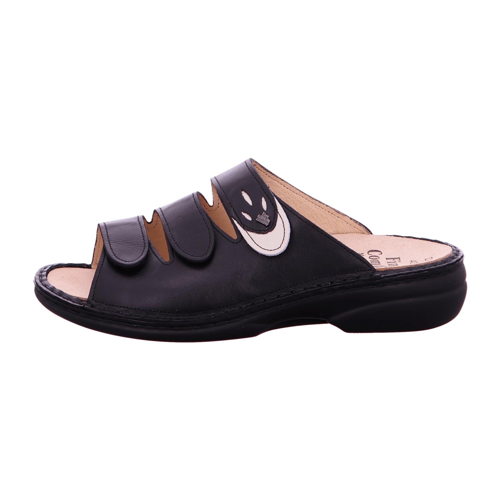 Finn Comfort KOS Women's Black Sandals - Stylish & Comfortable Orthopedic Support