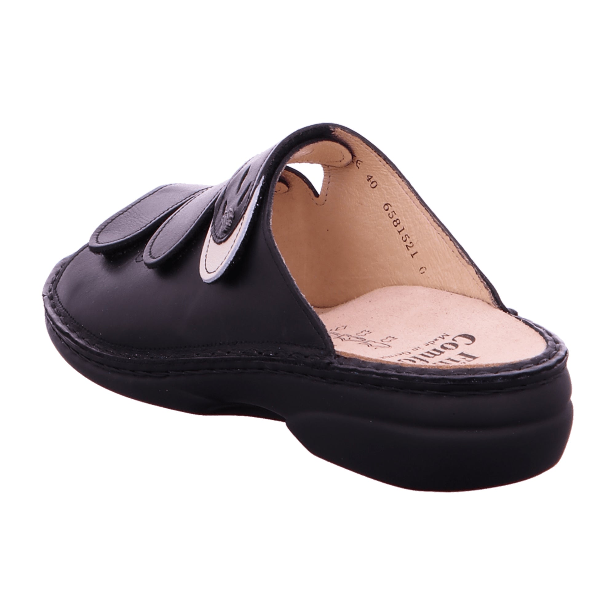 Finn Comfort KOS Women's Black Sandals - Stylish & Comfortable Orthopedic Support